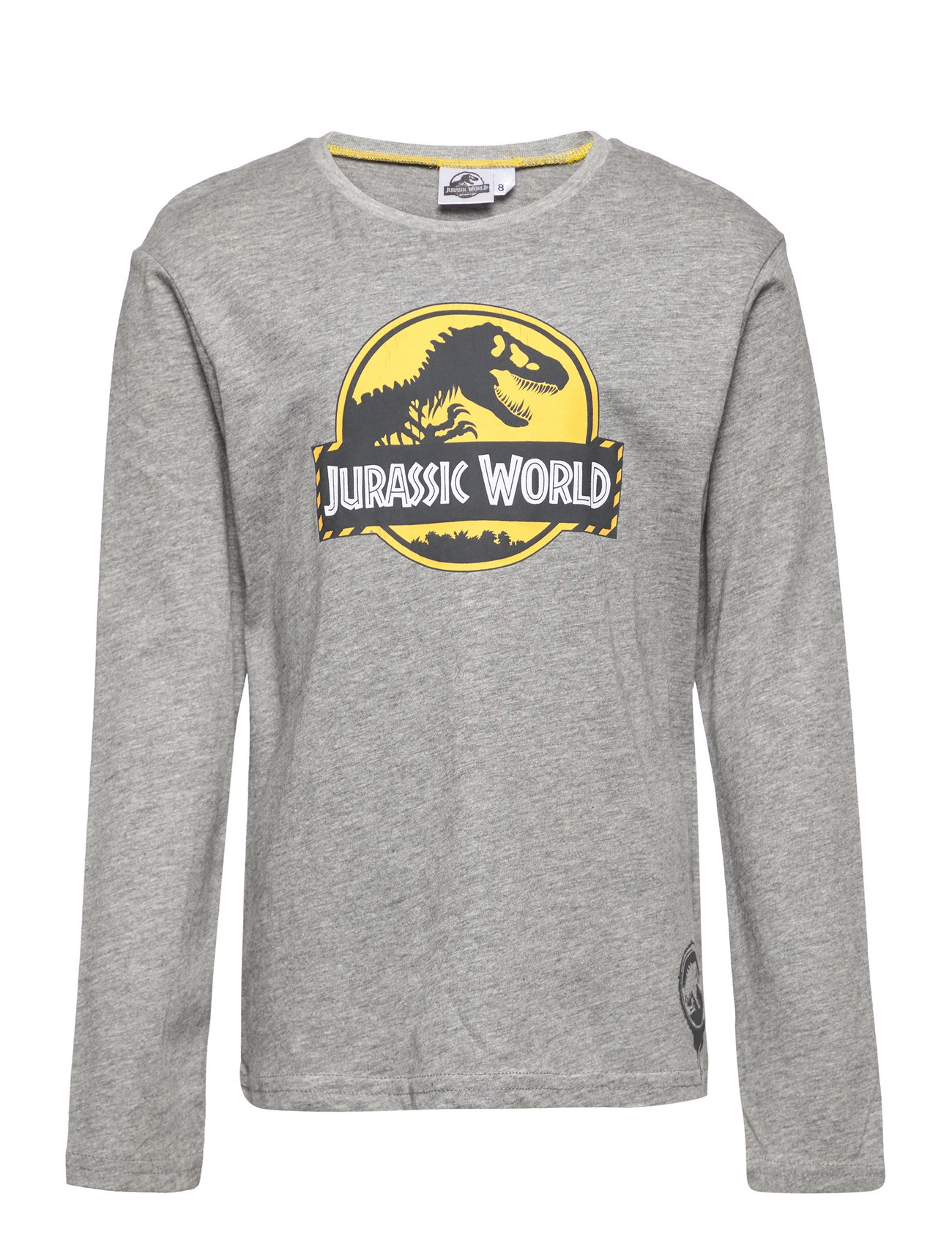 "Jurassic World" "Long-Sleeved T-Shirt Tops T-shirts Long-sleeved T-Skjorte Grey Jurassic