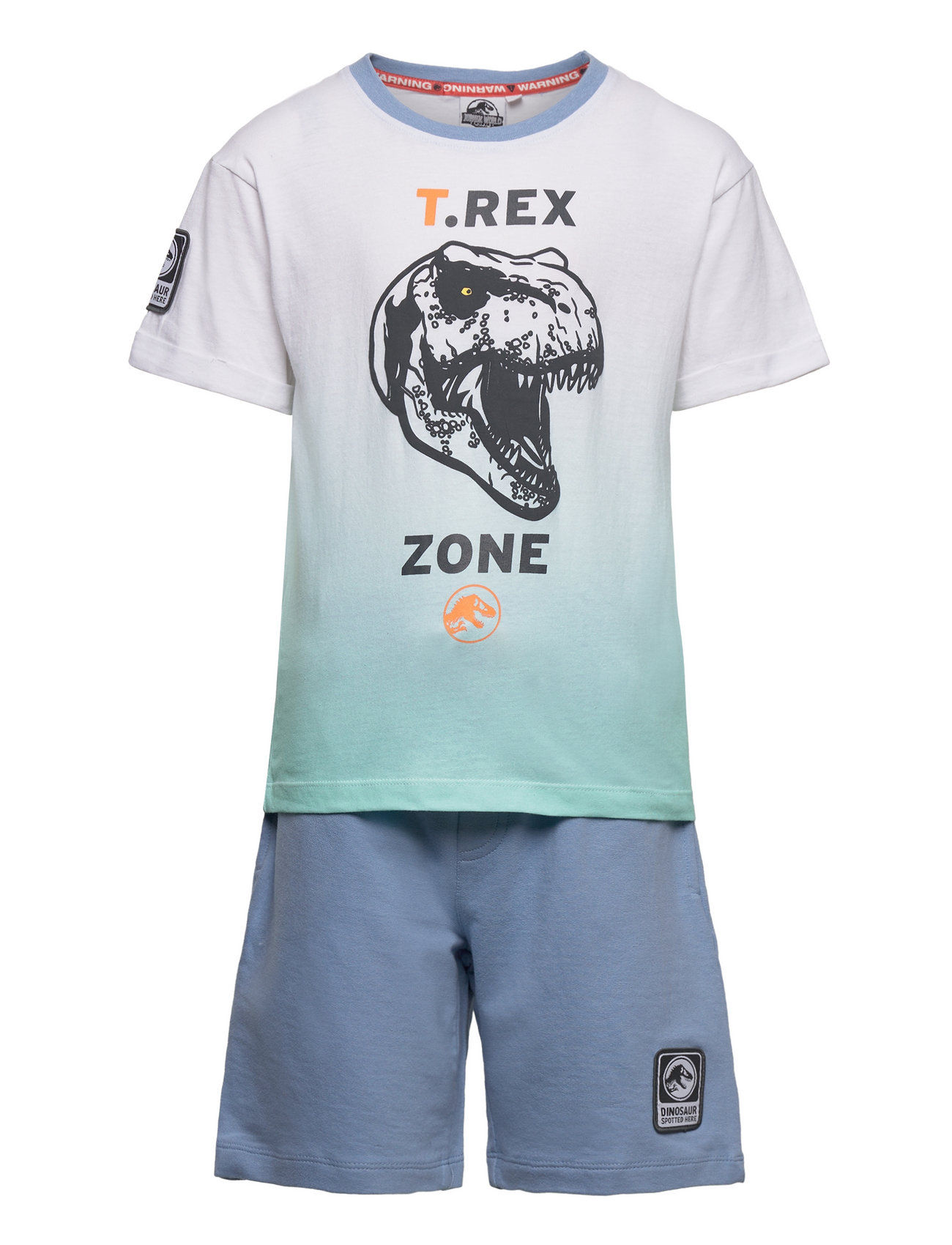 Set 2P Bermuda + Ts Sets Sets With Short-sleeved T-shirt Multi/patterned Jurassic World