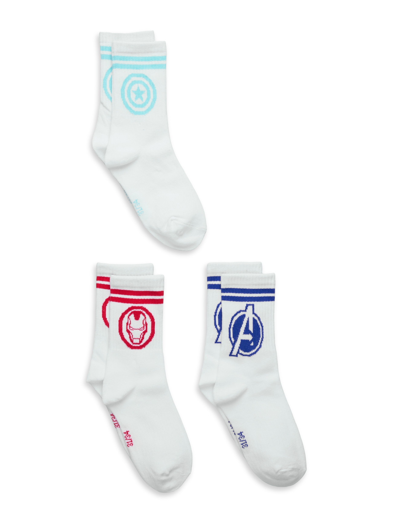 Marvel Socks, 27/30, White, Sokker & Strømpebukser > Sokker, Børn