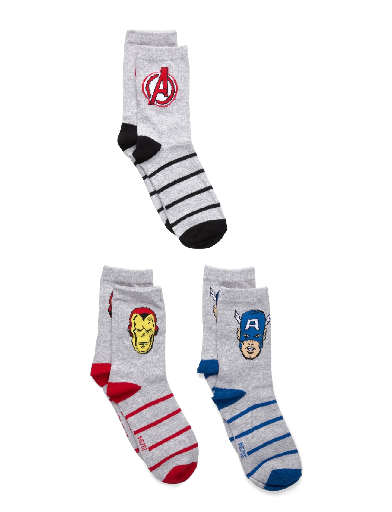 MARVEL Chaussettes Grau - 23/26 - Kinder