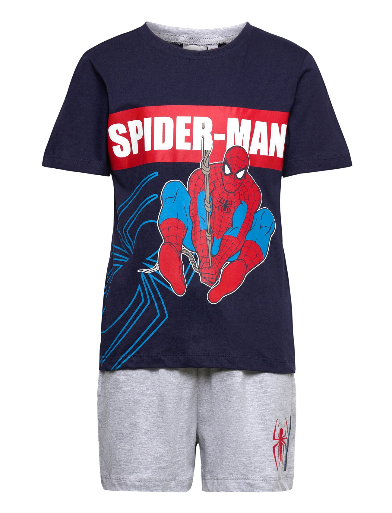 Spider-man Set 2P Short + Ts Sets With Short-sleeved T-shirt Multi/mønstret Spider-man*Betinget Tilbud