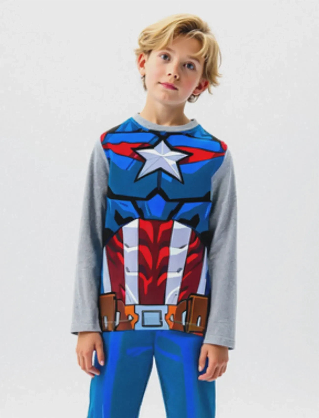 Marvel Pyjama, 104, Blue, Pyjamas > Pyjamas-Sæt, Børn
