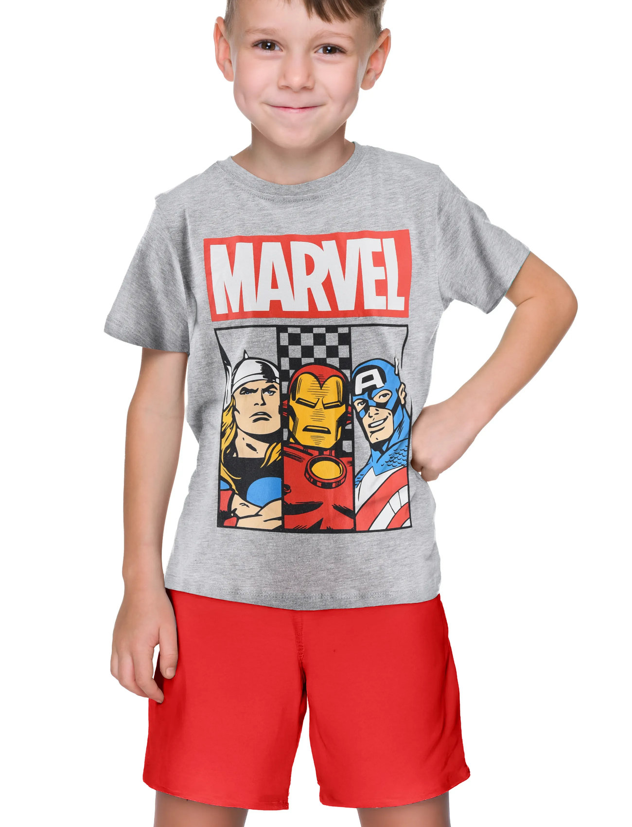 Marvel Pyjama, 104, Multi/patterned, Pyjamas > Pyjamas-Sæt, Børn