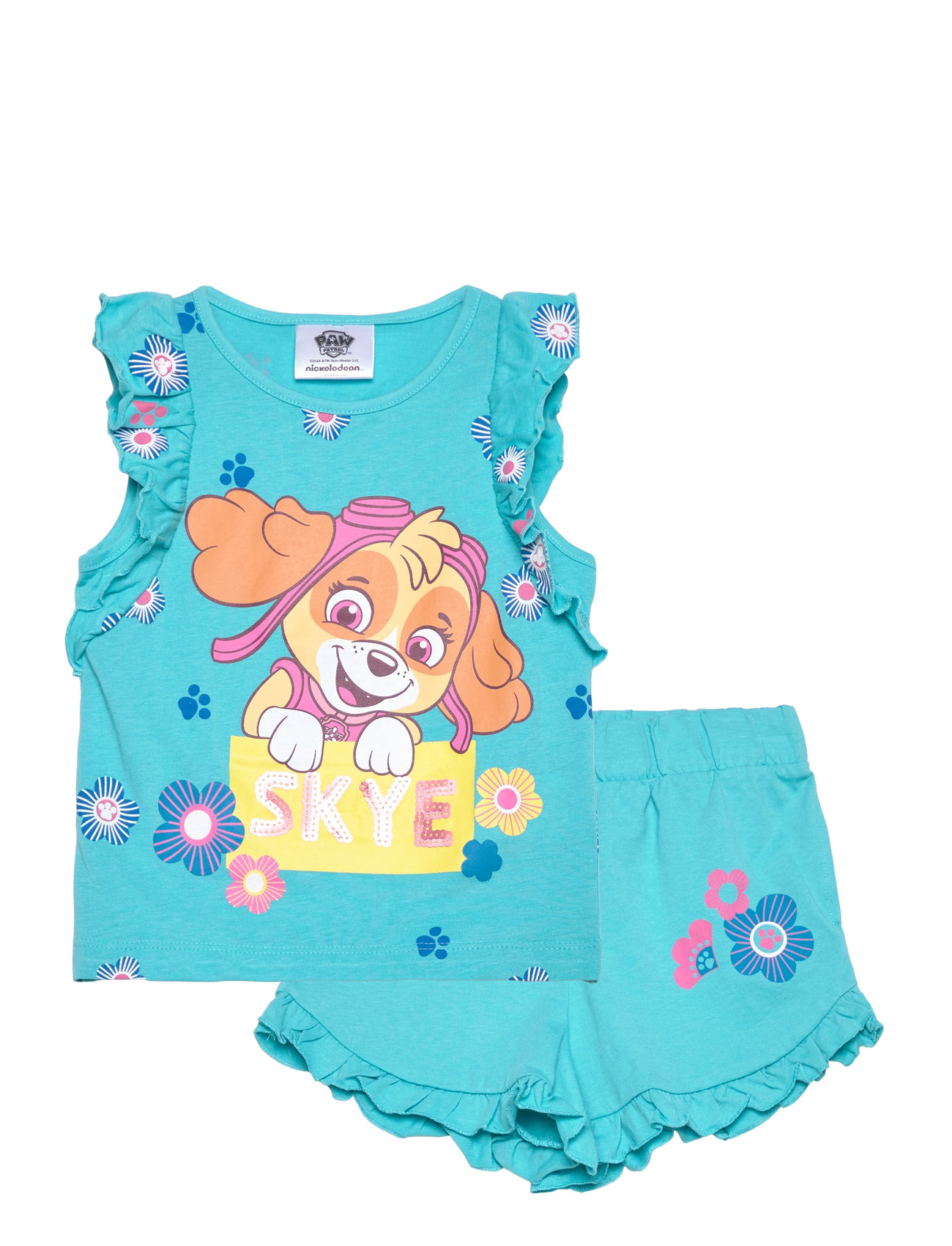 Paw Patrol T Shirt + Short Blå