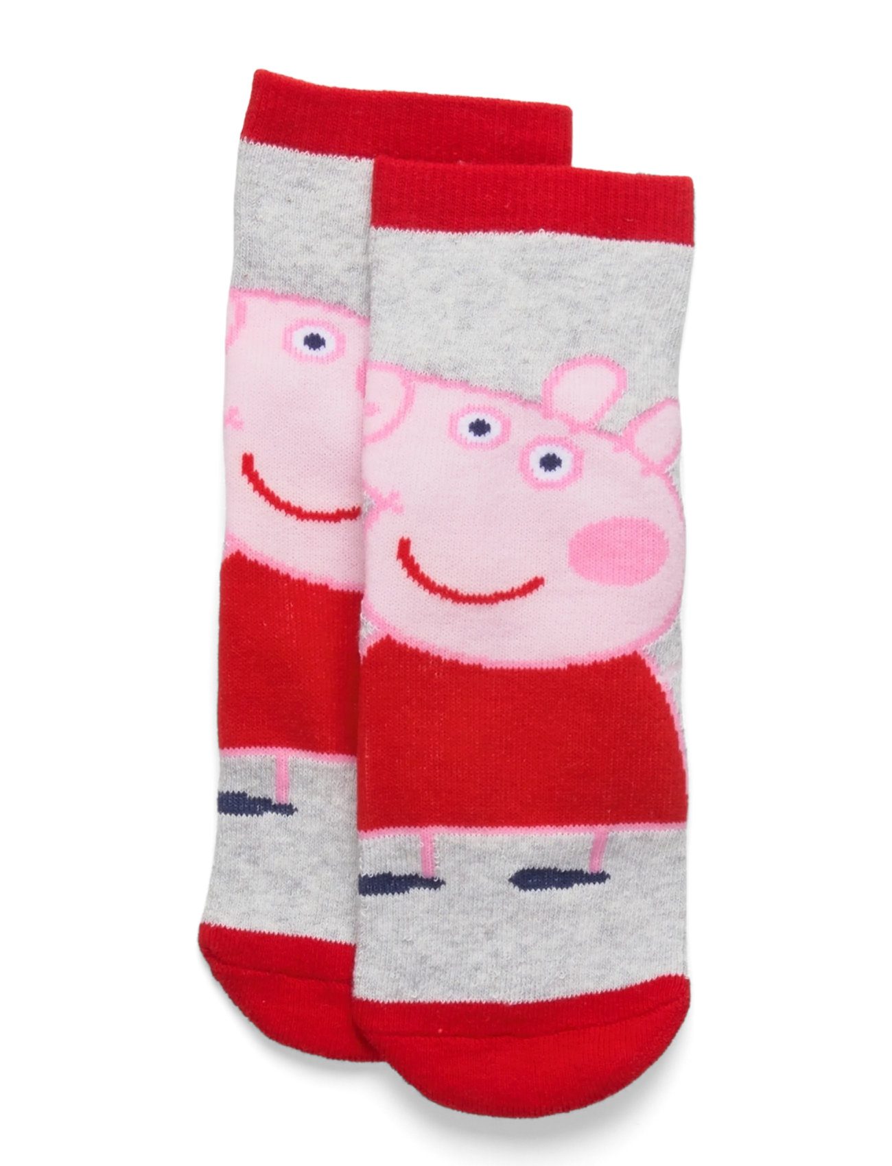 Gurli Gris Socks, 31/34, Red, Sokker Og Strømpebukser > Skridsikre Sokker, Børn