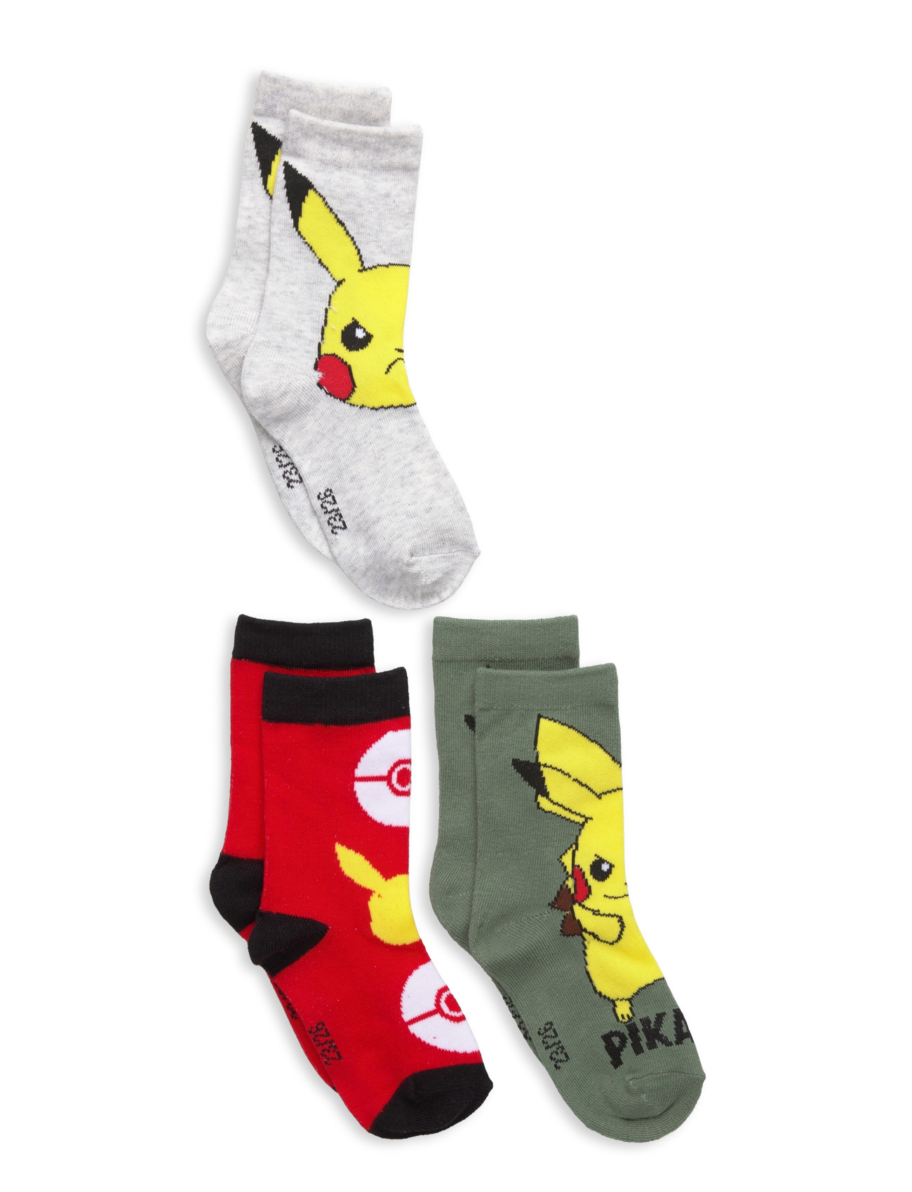 Pókemon Socks, 27/30, Multi/patterned, Sokker & Strømpebukser > Sokker, Børn