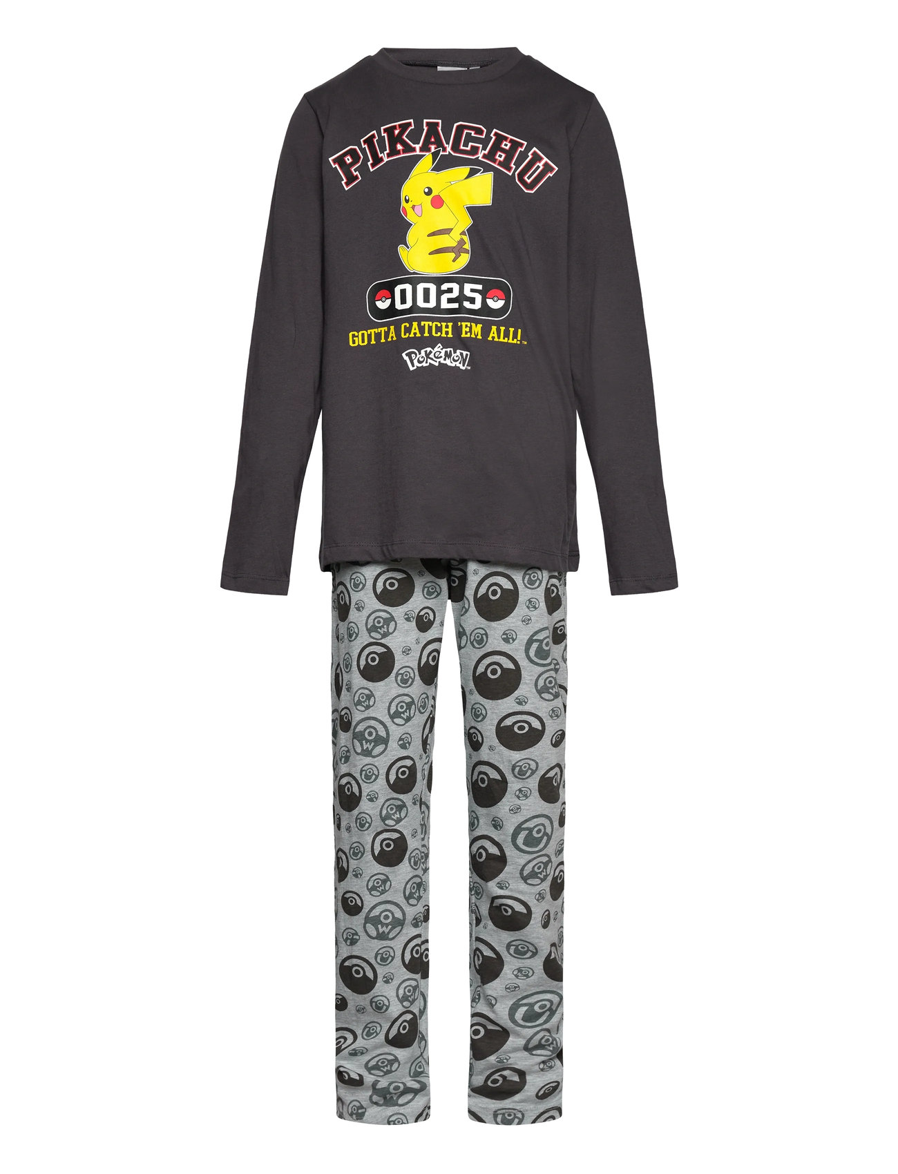 Pókemon Pyjama, 164, Grey, Pyjamas > Pyjamas-Sæt, Børn