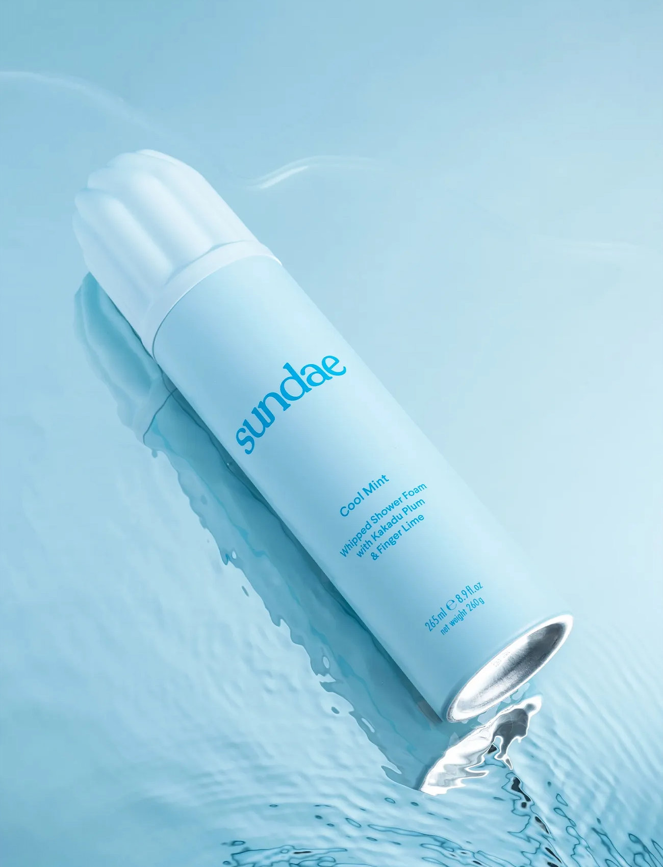 Sundae Body Cool Mint Whipped Shower Foam, 265 ml, Blue, Krop > Bad Og Brusebad, Dame