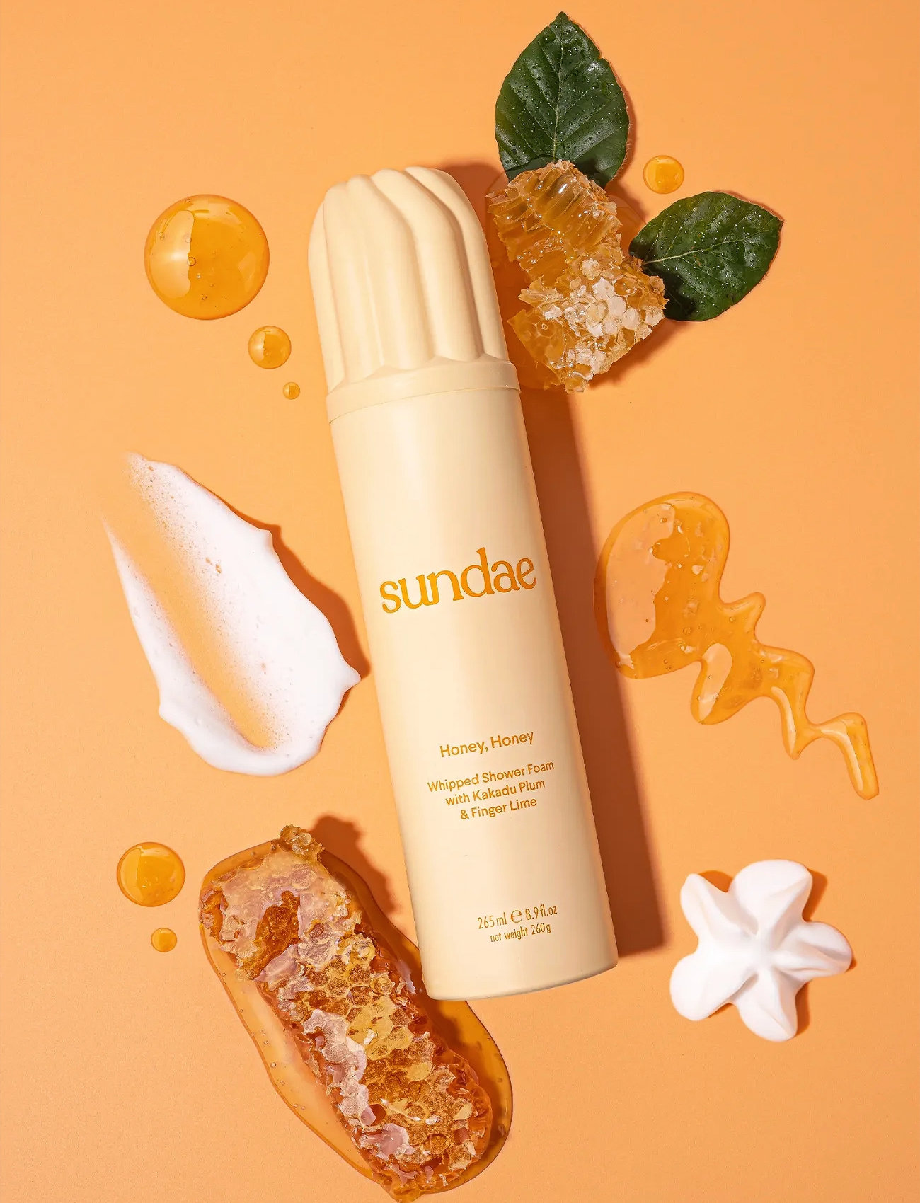 Sundae Body Whipped Shower Foam, 265 ml, Beige, Krop > Bad Og Brusebad, Dame