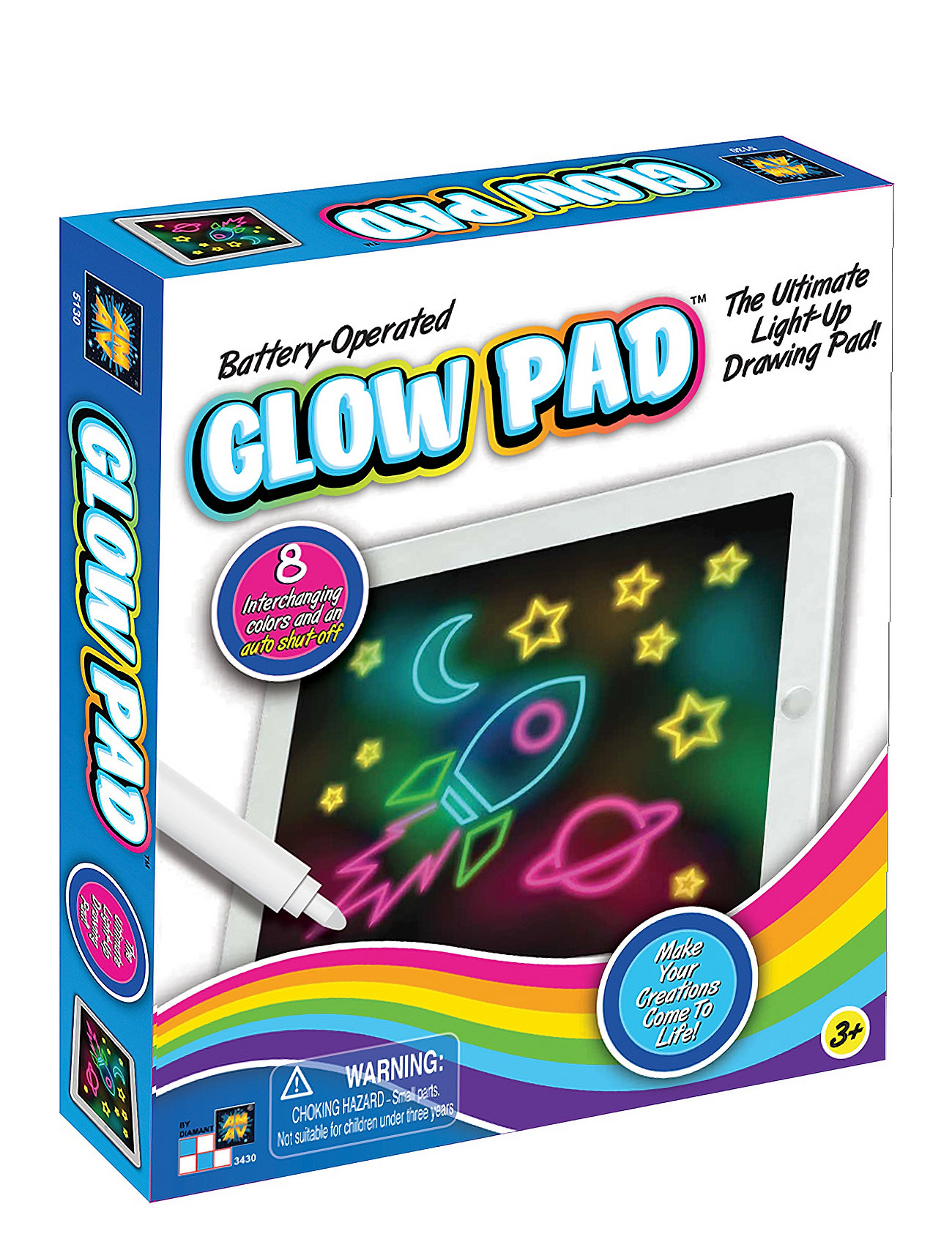 Ritplatta Glow Pad Toys Creativity Drawing & Crafts Drawing Drawing Boards Multi/patterned Suntoy