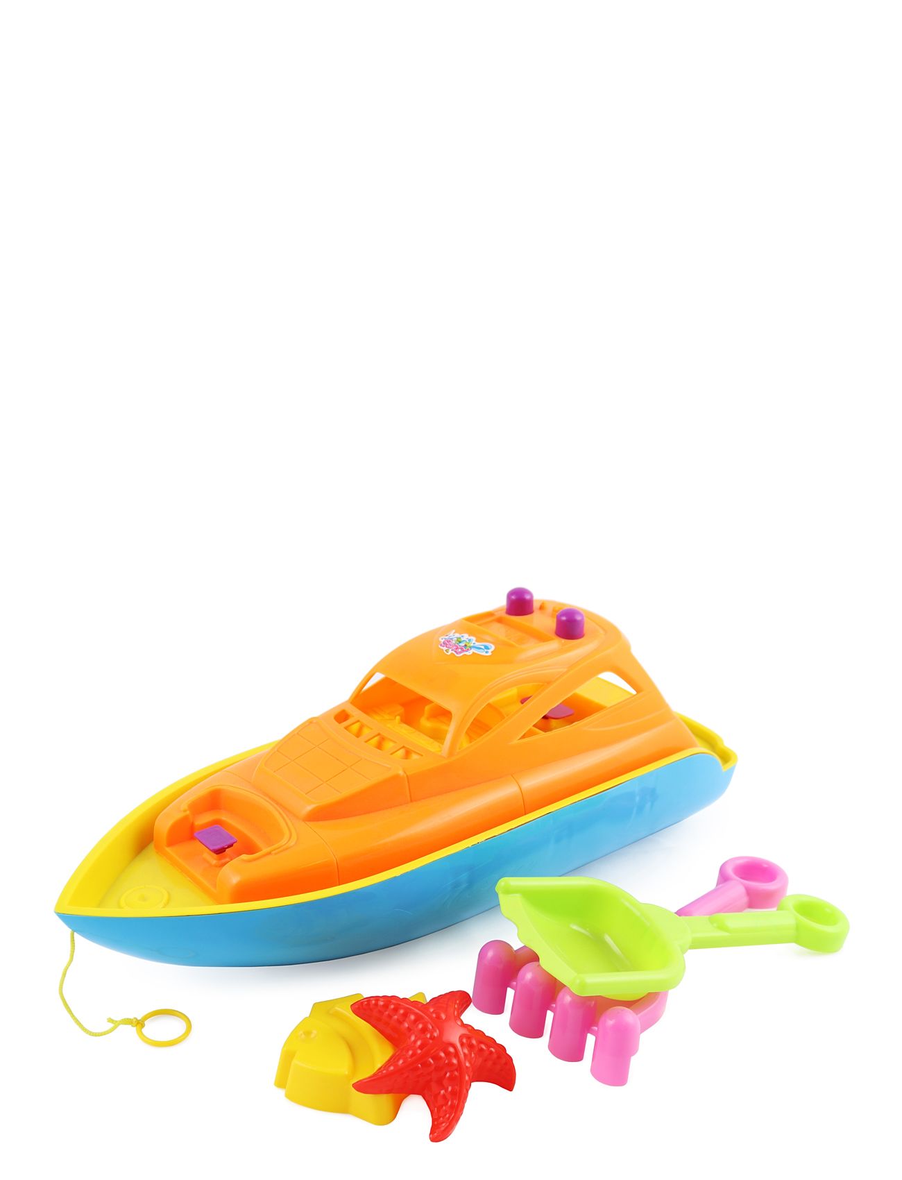 Båt Sandset 48 5 Delar Toys Outdoor Toys Sand Toys Multi/patterned Suntoy