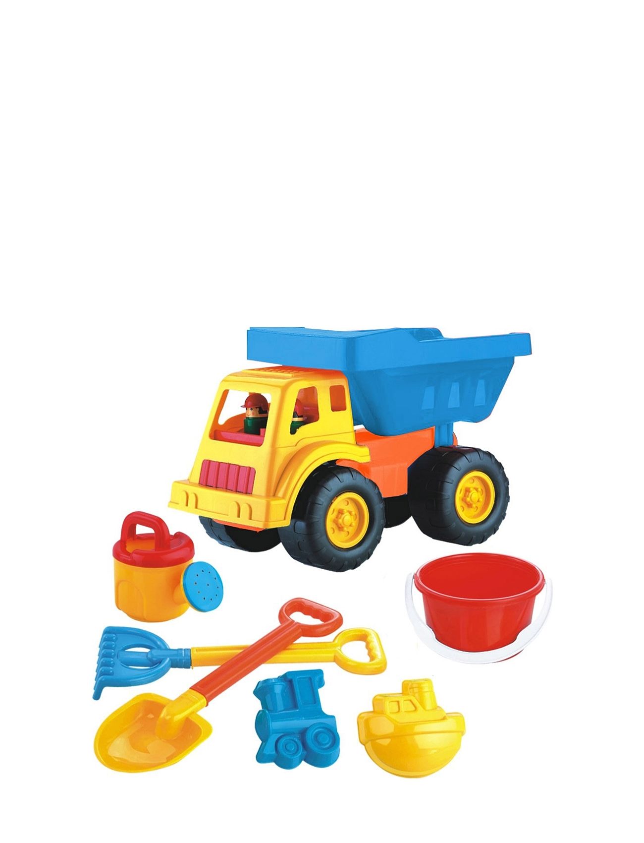 Sandset Lastbil 7 Delar Toys Outdoor Toys Sand Toys Multi/patterned Suntoy