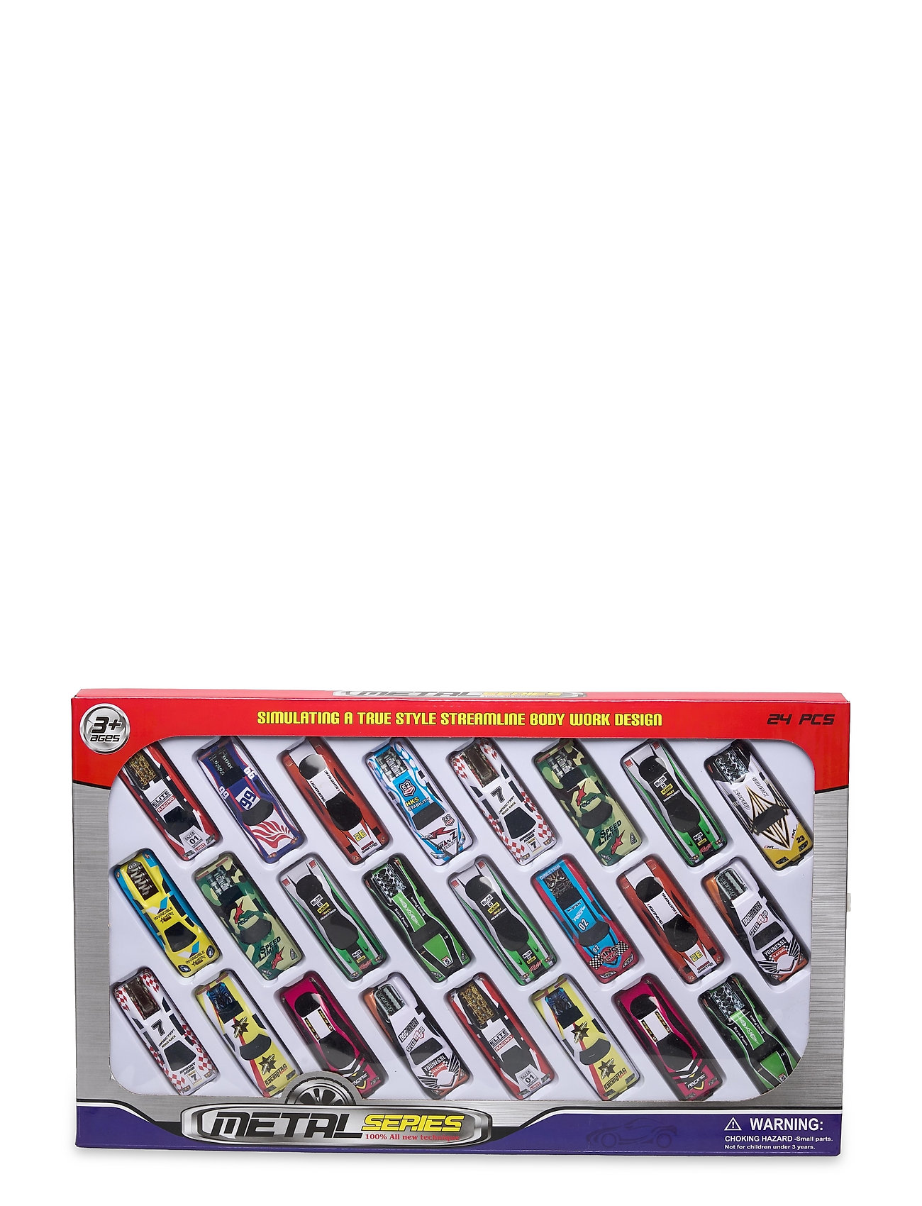 Suntoy Bil 7 Cm Metall Fw 24-Pack Multi/patterned