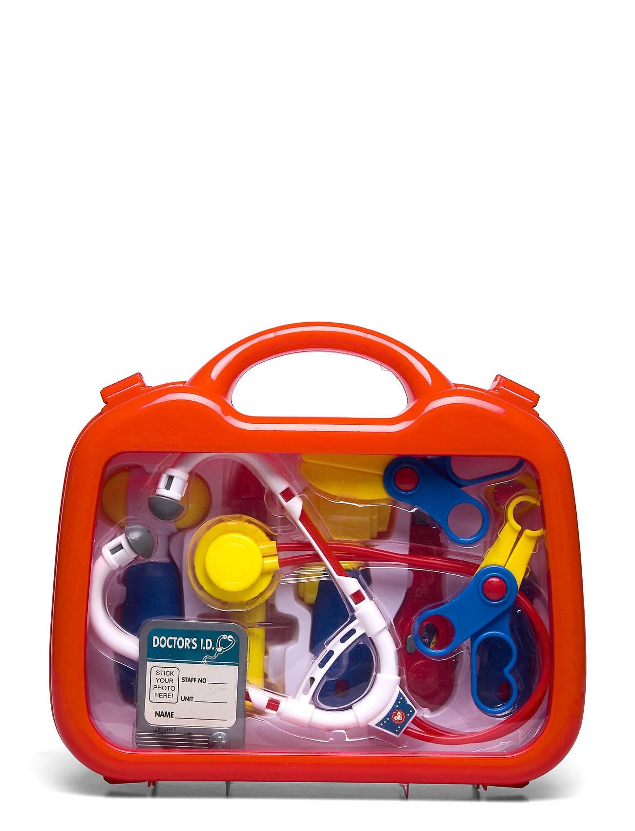 Doktorsväska Röd 27 Cm Toys Role Play Kids Doctor Kit Multi/patterned Suntoy
