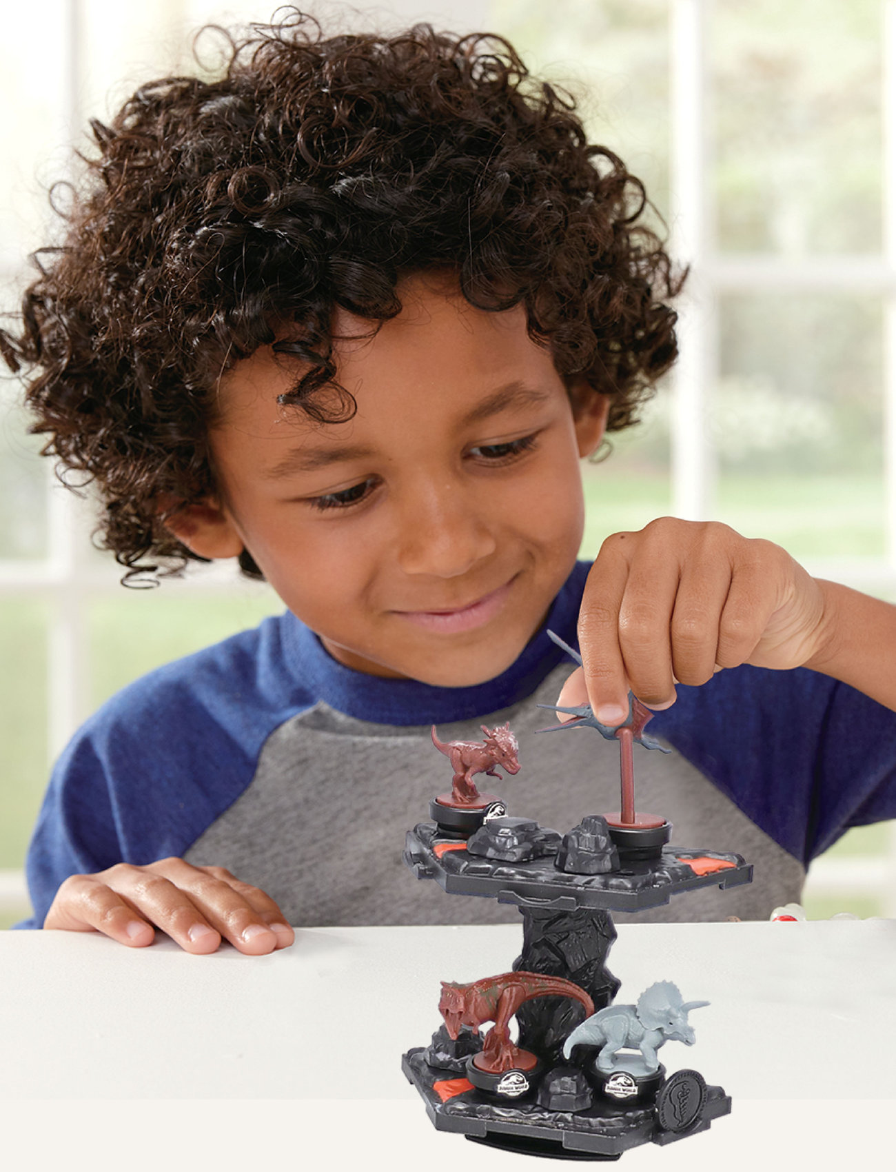 Epoch Games Jurassic World Volcano Quake, One Size, Multi/patterned, Legesæt Og Actionfigurer > Legesæt, Børn