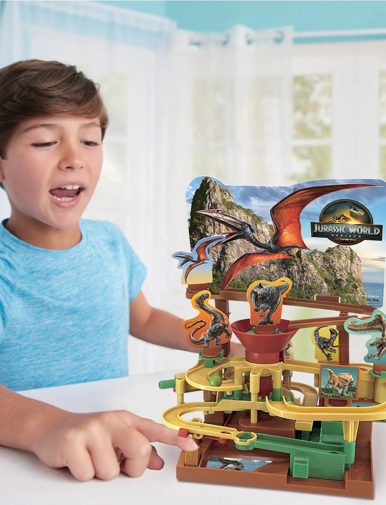 Epoch Games Jurassic World Adventure Game, One Size, Multi/patterned, Legesæt Og Actionfigurer > Legesæt, Børn