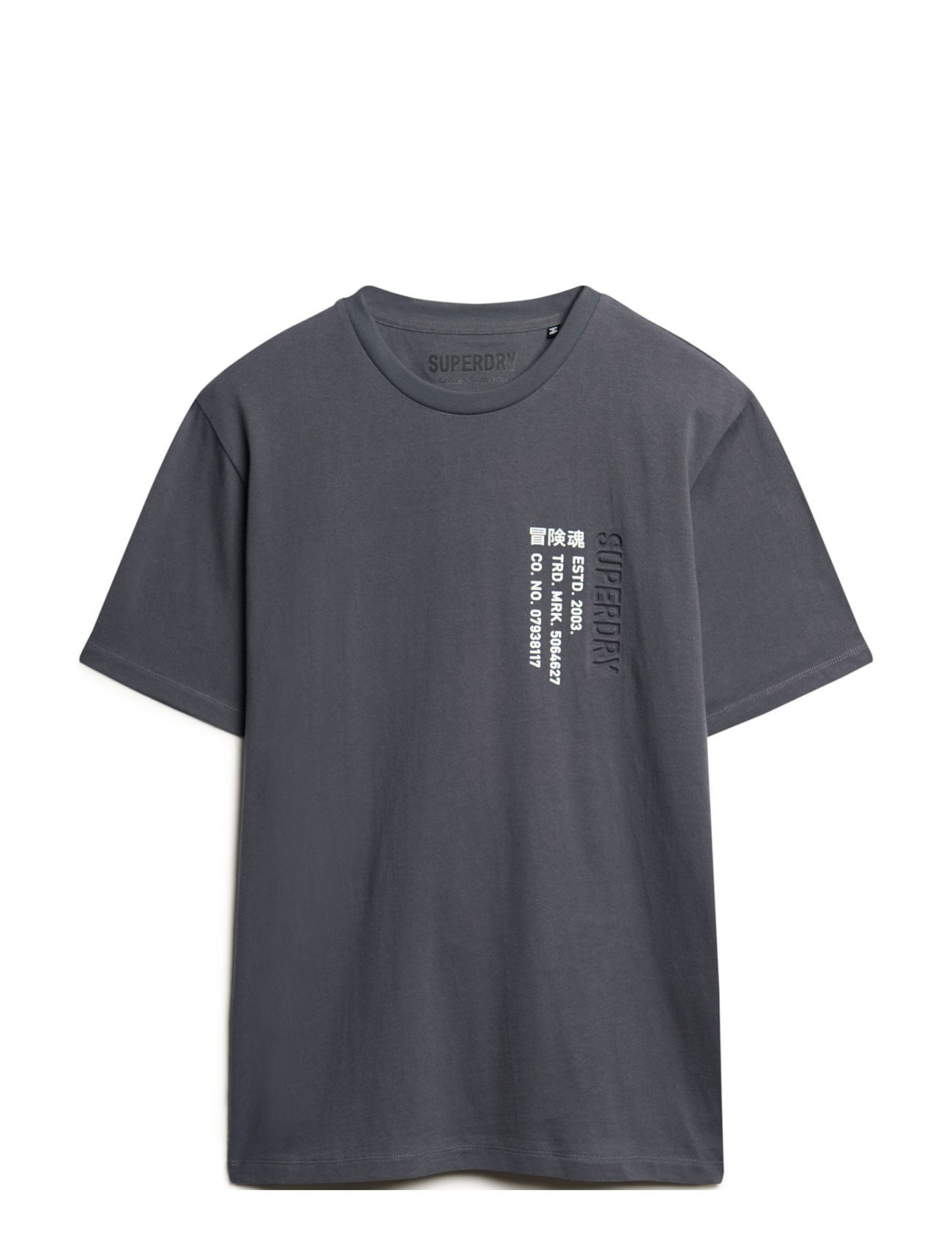Utility Sport Logo Loose Tee Grey Superdry Sport