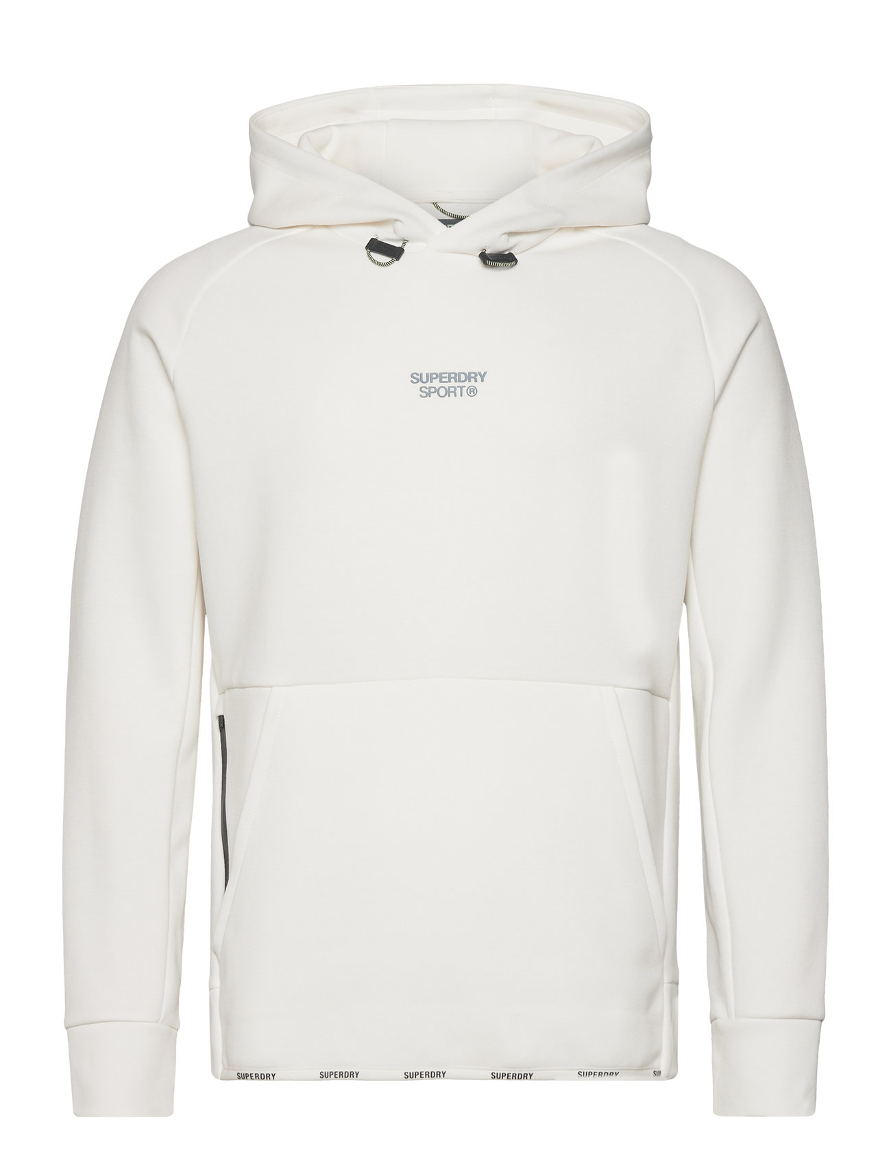 Sport Tech Logo Loose Hood White Superdry Sport