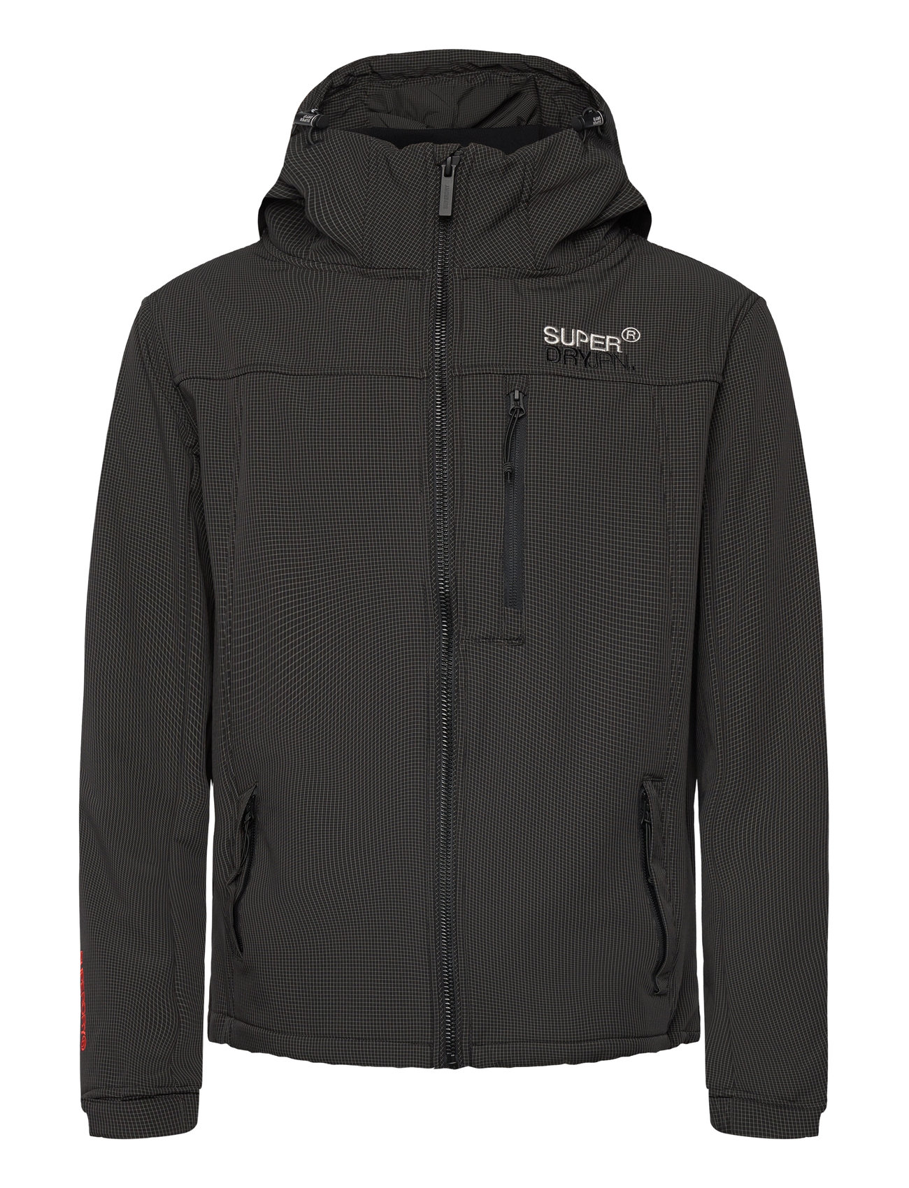 Hood Ripstop Softshell Trekker Black Superdry Sport