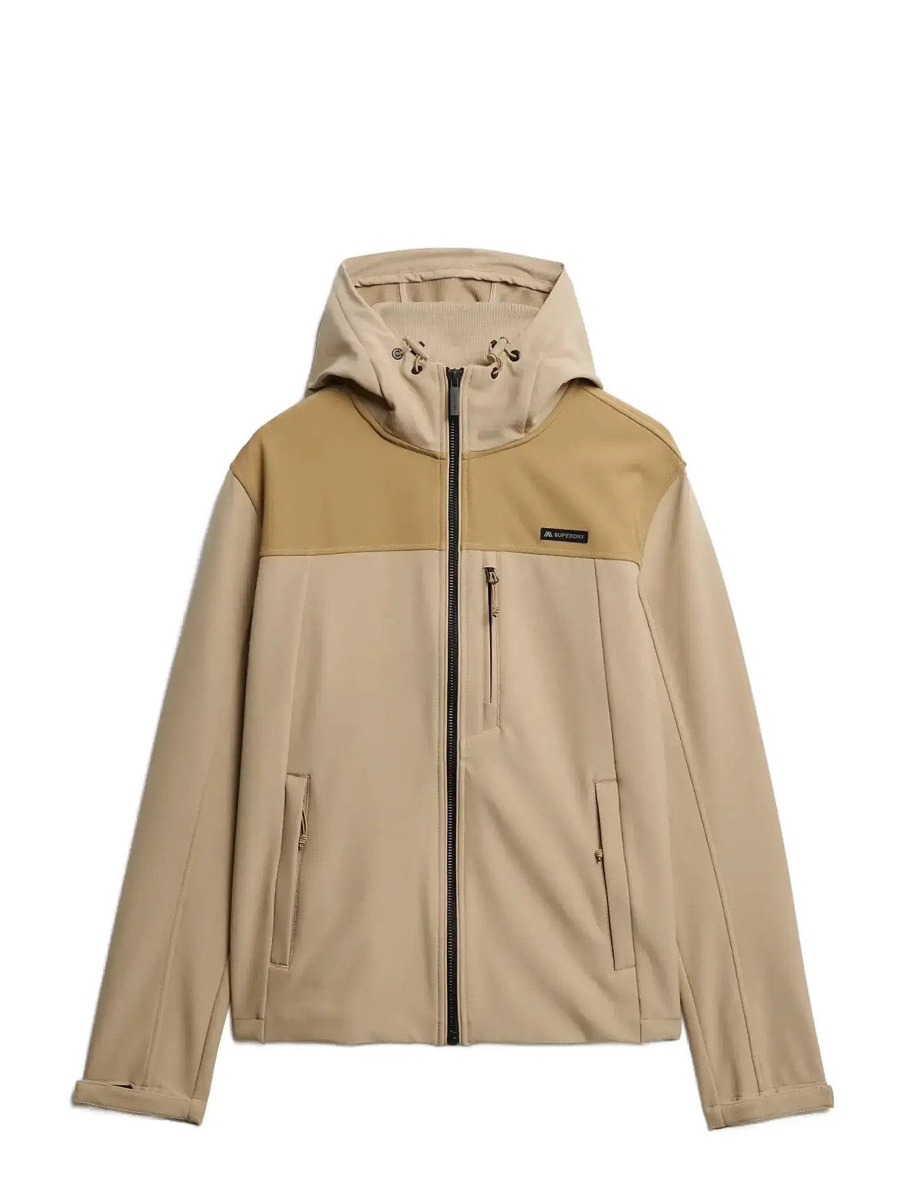 SUPERDRY SPORT Hooded Softshell Tech Trekker Beige - M - Herren