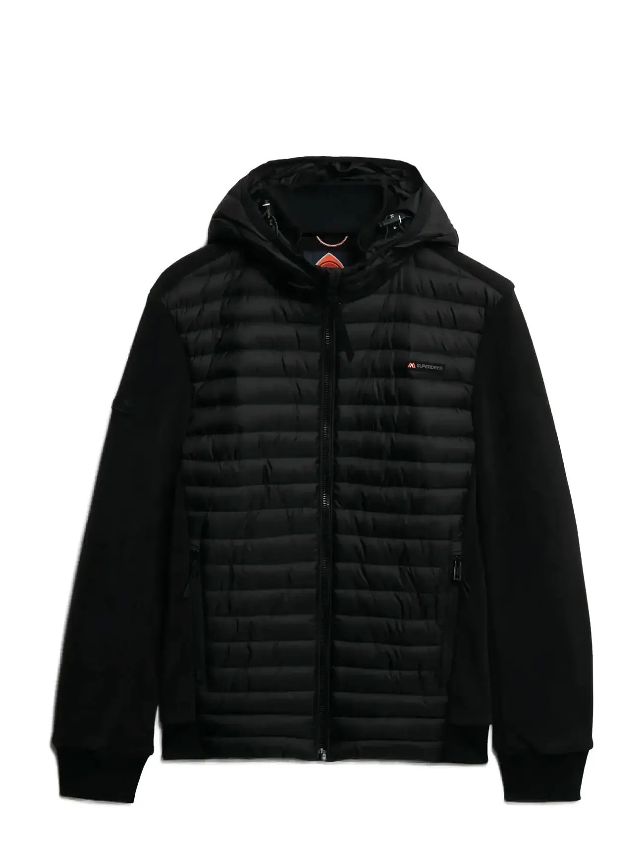 SUPERDRY SPORT Hood Storm Fleece Hybrid Jkt Schwarz - XXXL - Herren