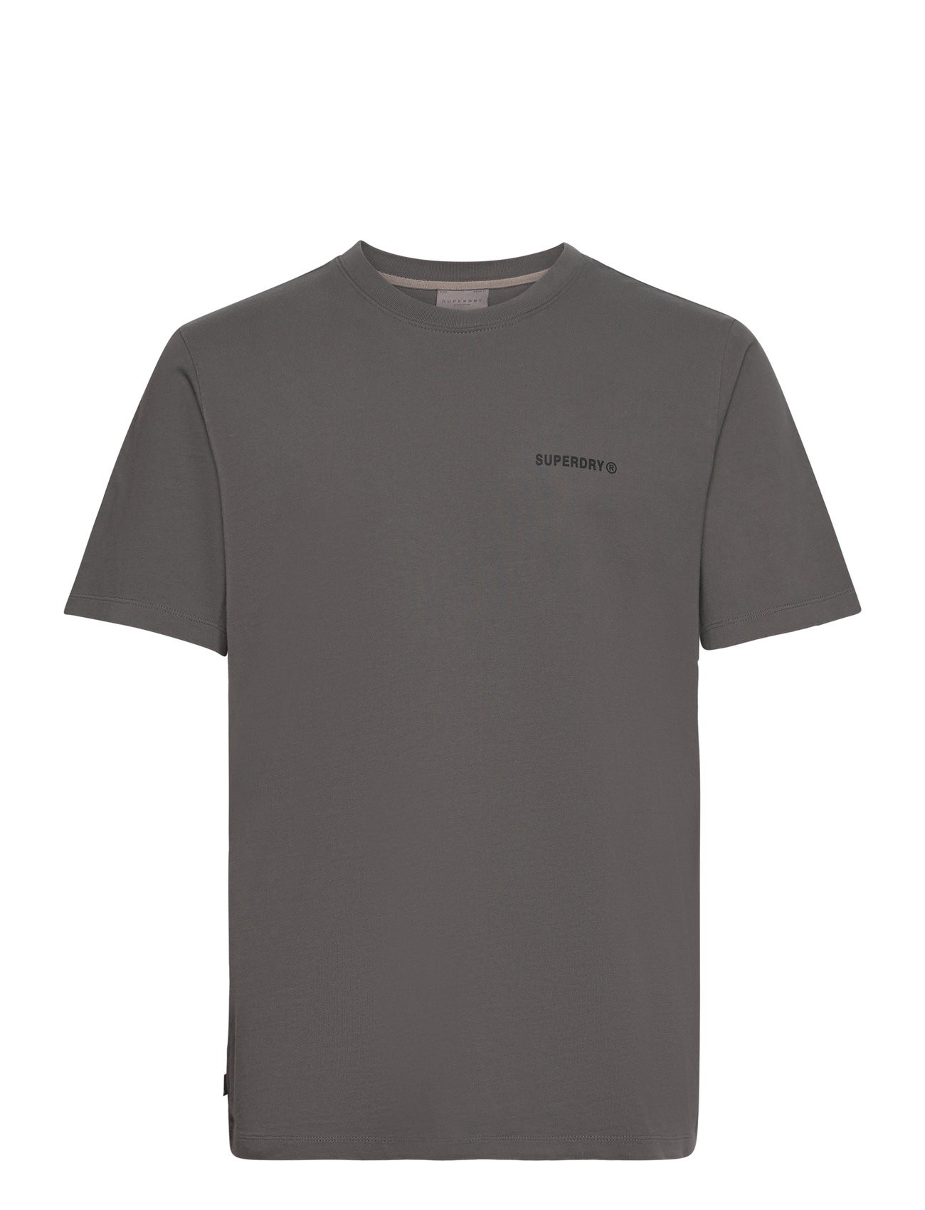 Overdyed Logo Loose Tee Grey Superdry Sport