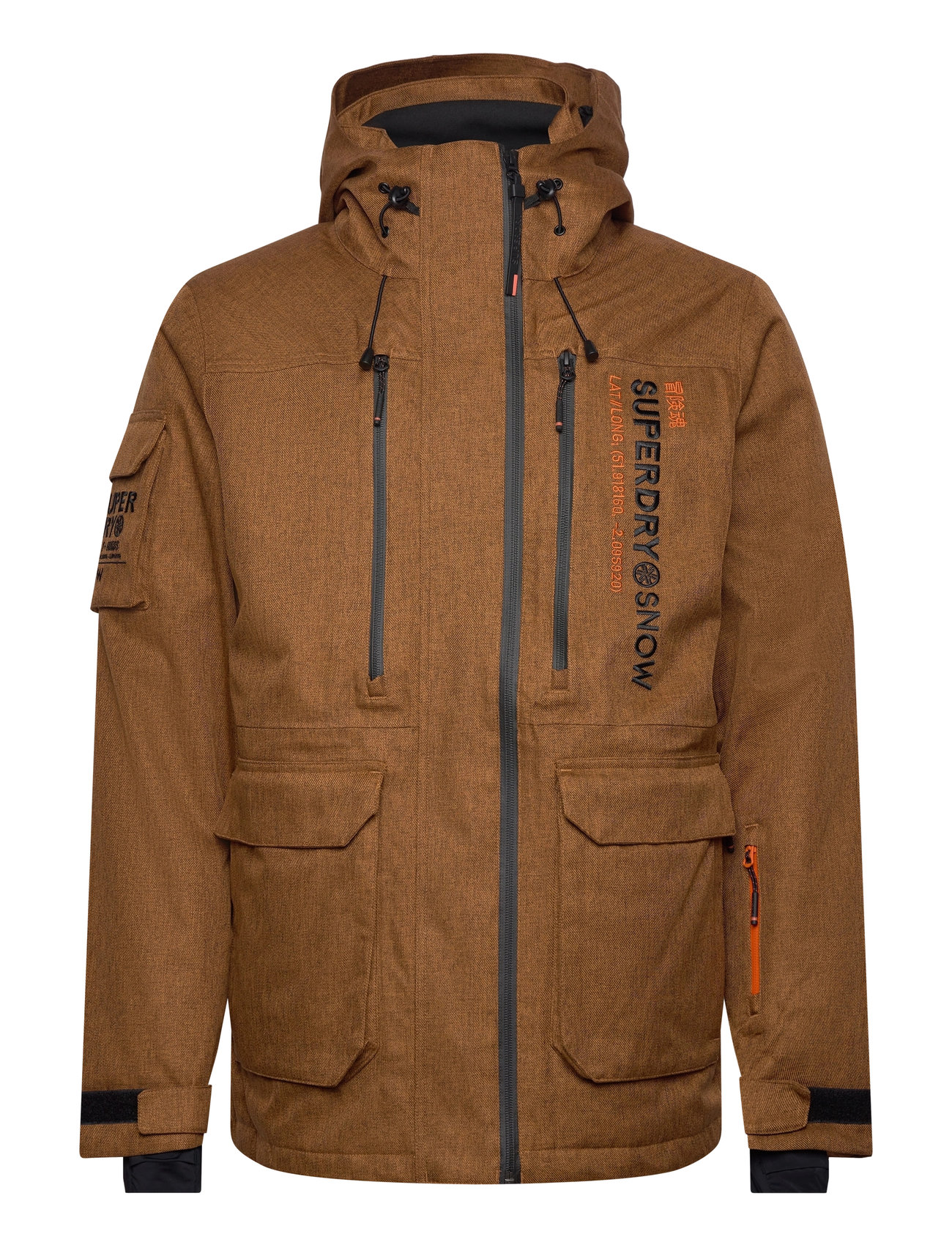 Superdry Sport Ski Peak Rescue Jacket Brun