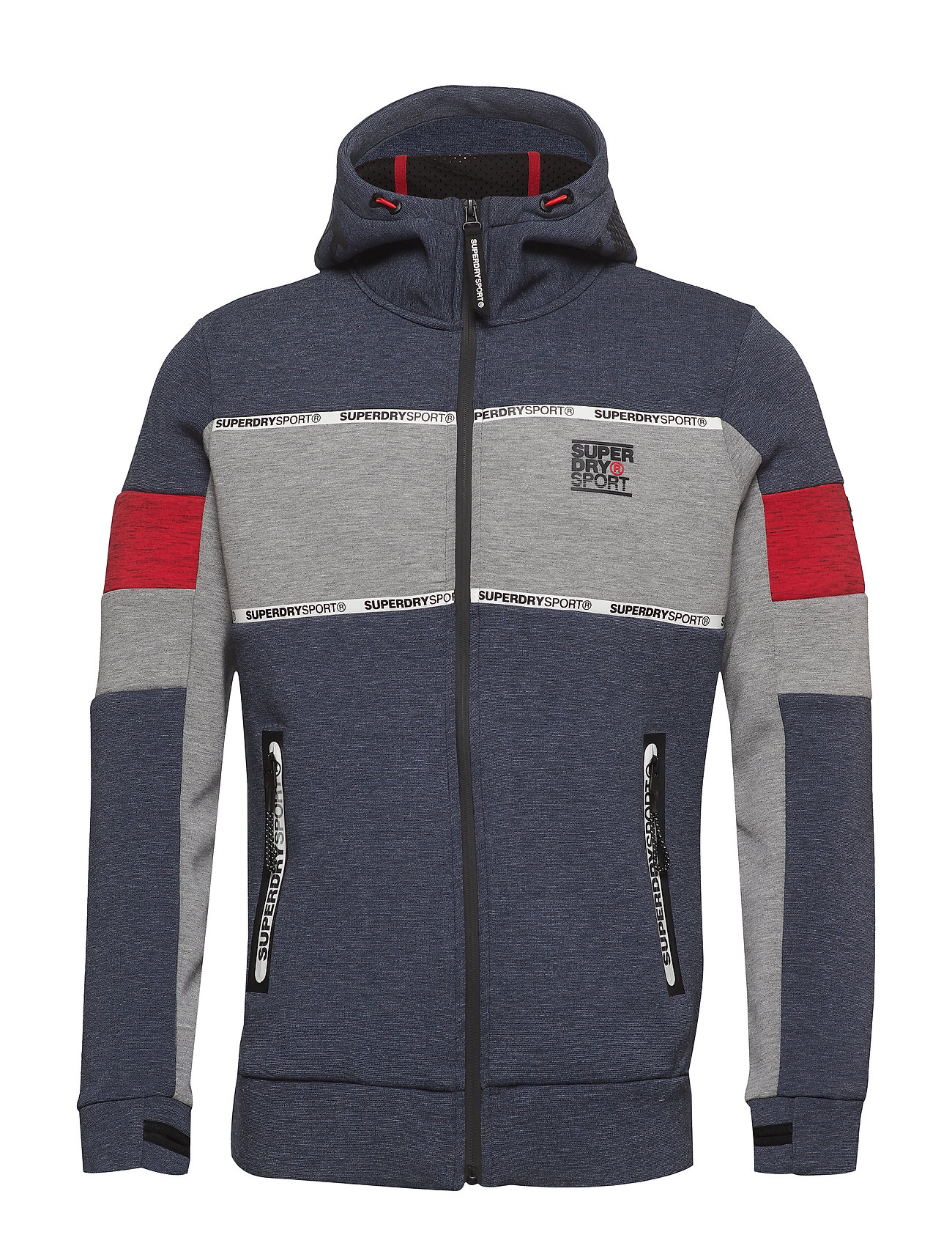 Gym Tech Stretch Blocked Ziphood Hoodie Met Rits Grijs Superdry Sport superdry sport kopen in de aanbieding Gym Tech Stretch Blocked Ziphood Hoodie Met Rits Grijs Superdry Sport superdry sport kopen in de aanbieding