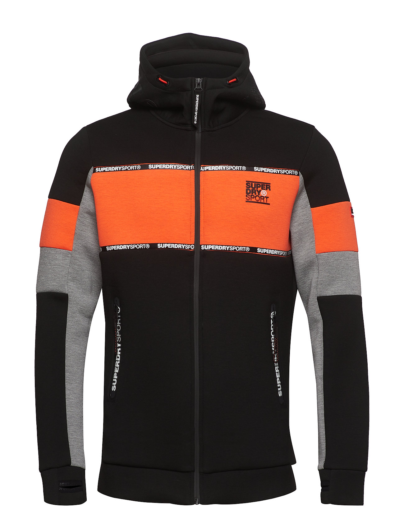 Gym Tech Stretch Blocked Ziphood Hoodie Met Rits Zwart Superdry Sport superdry sport kopen in de aanbieding Gym Tech Stretch Blocked Ziphood Hoodie Met Rits Zwart Superdry Sport superdry sport kopen in de aanbieding