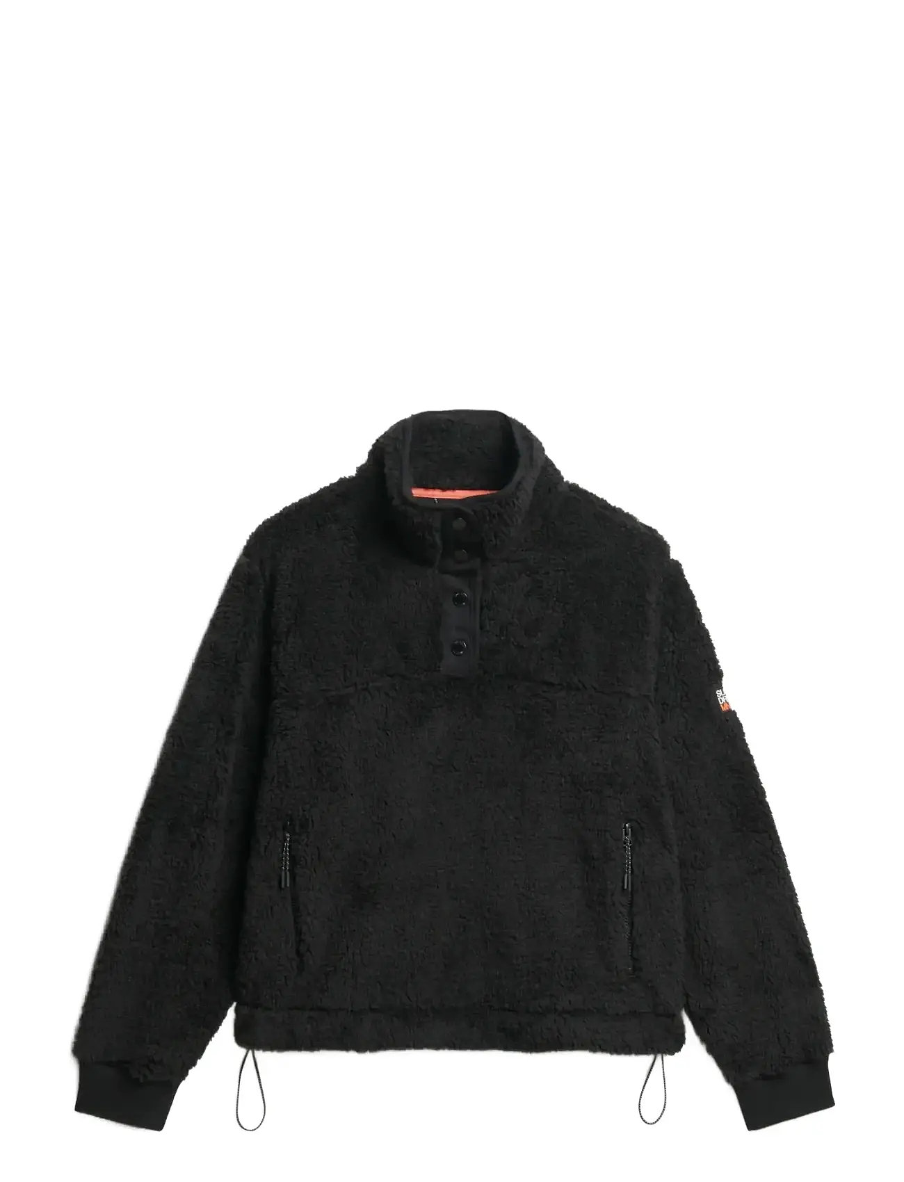 SUPERDRY SPORT Super Soft Henley Schwarz - S - Damen