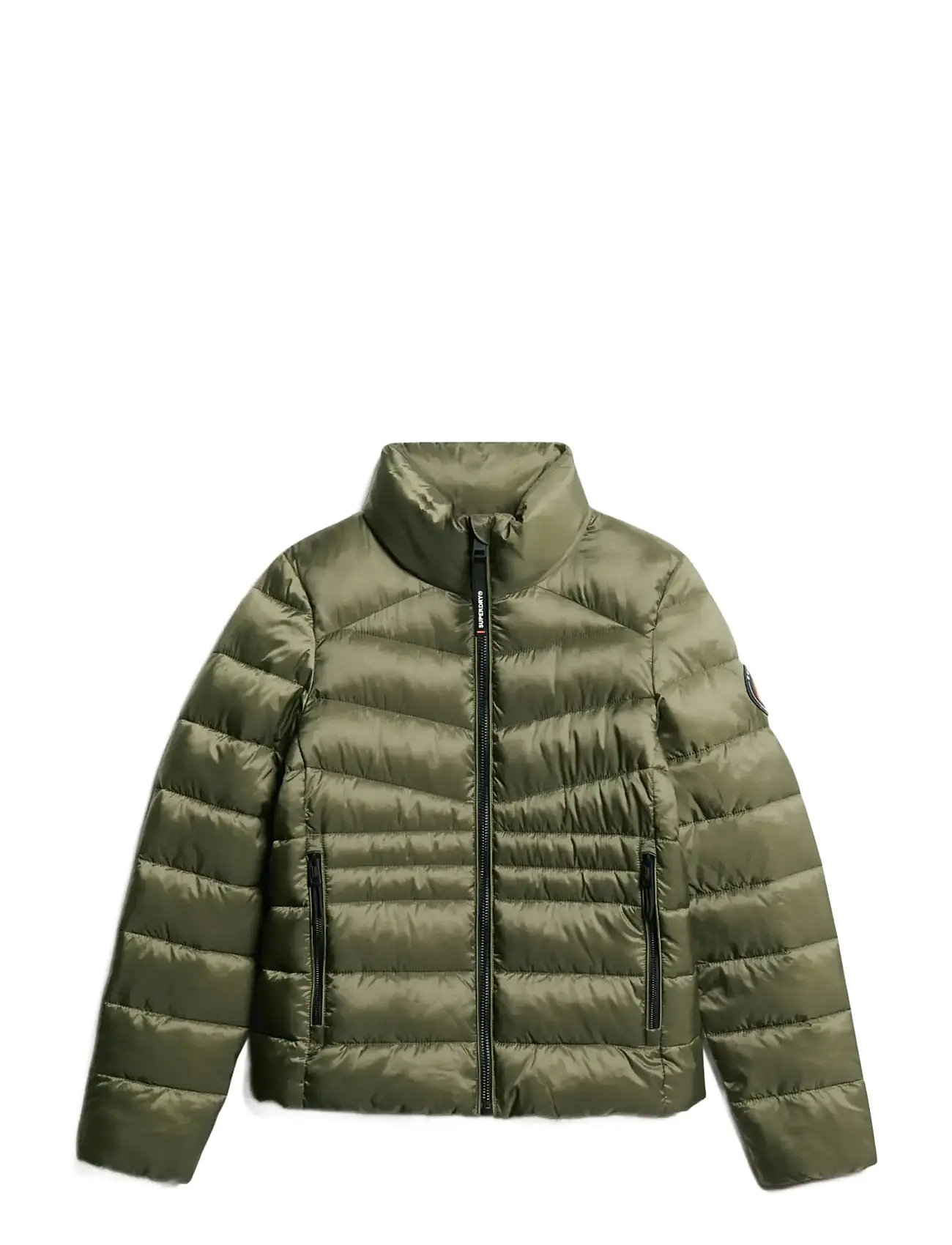 SUPERDRY SPORT Fuji Quilt Gefüttert Jacke Khaki - XS - Damen