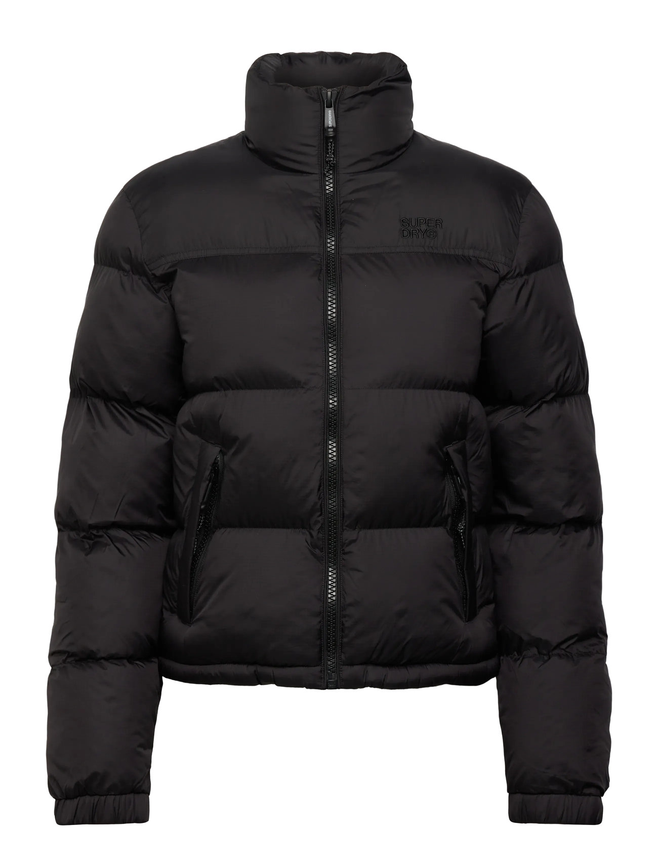 SUPERDRY SPORT Non Hooded Tech Gefüttert Jkt Schwarz - L - Damen