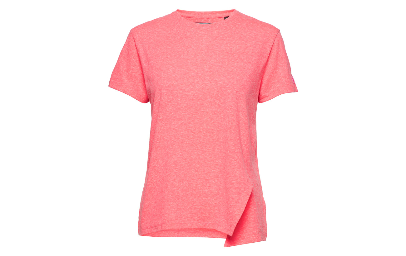 35 Burnout Équipement Viscose Tee Polyester Pink Knot Fluro 65 Superdry pnq8TAwx