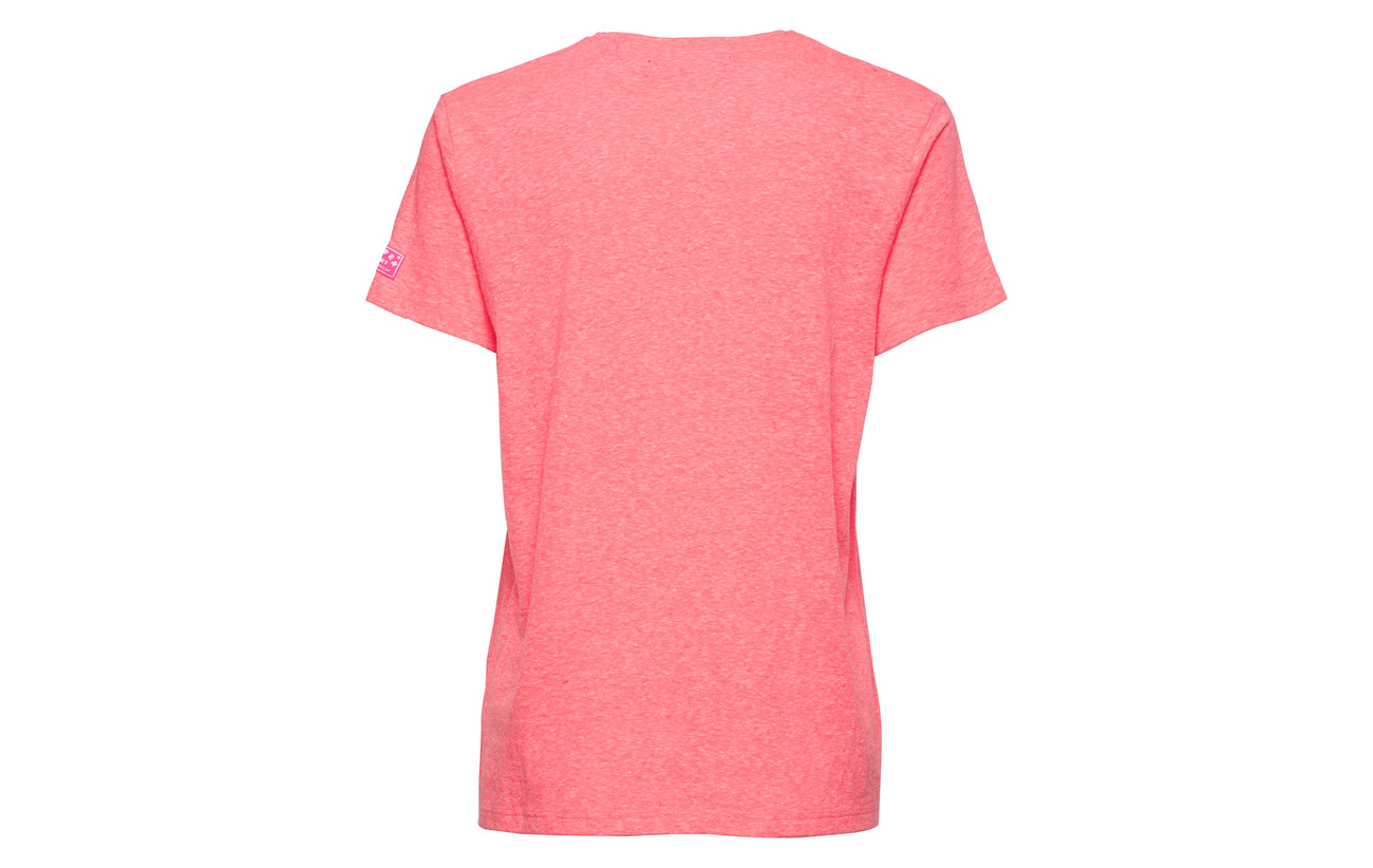 35 Burnout Équipement Viscose Tee Polyester Pink Knot Fluro 65 Superdry pnq8TAwx