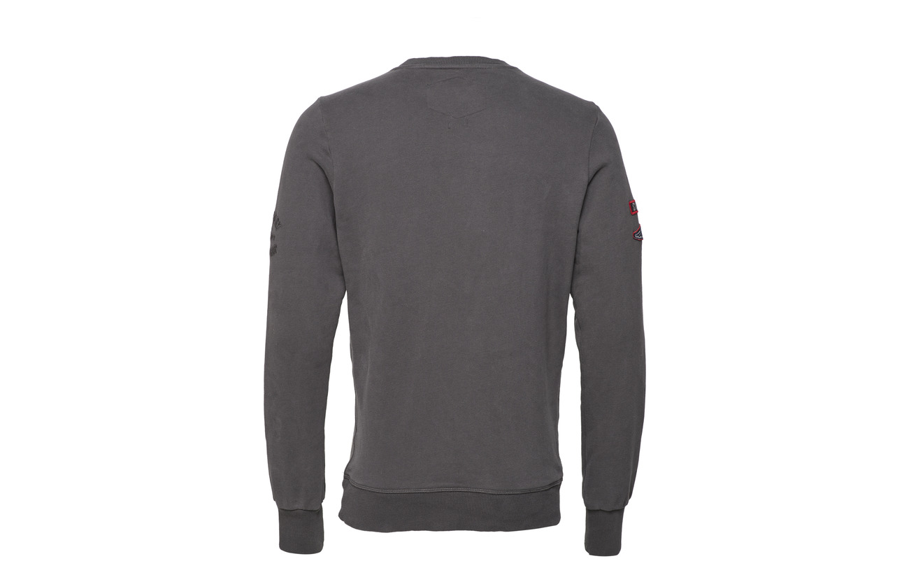 1334 Navy Superdry Crew Biker Custom xan58qX