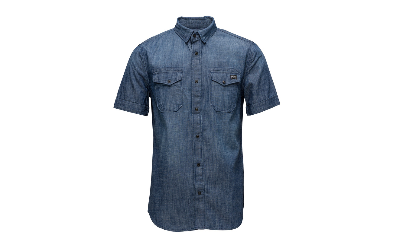 s Superdry Shirt S Mid Vintage Denim Dragway wqT8x0zR8E