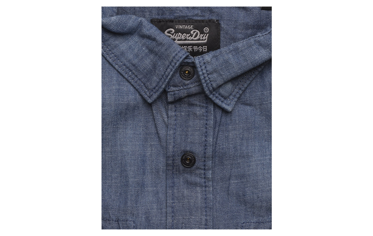 s Superdry Shirt S Mid Vintage Denim Dragway wqT8x0zR8E