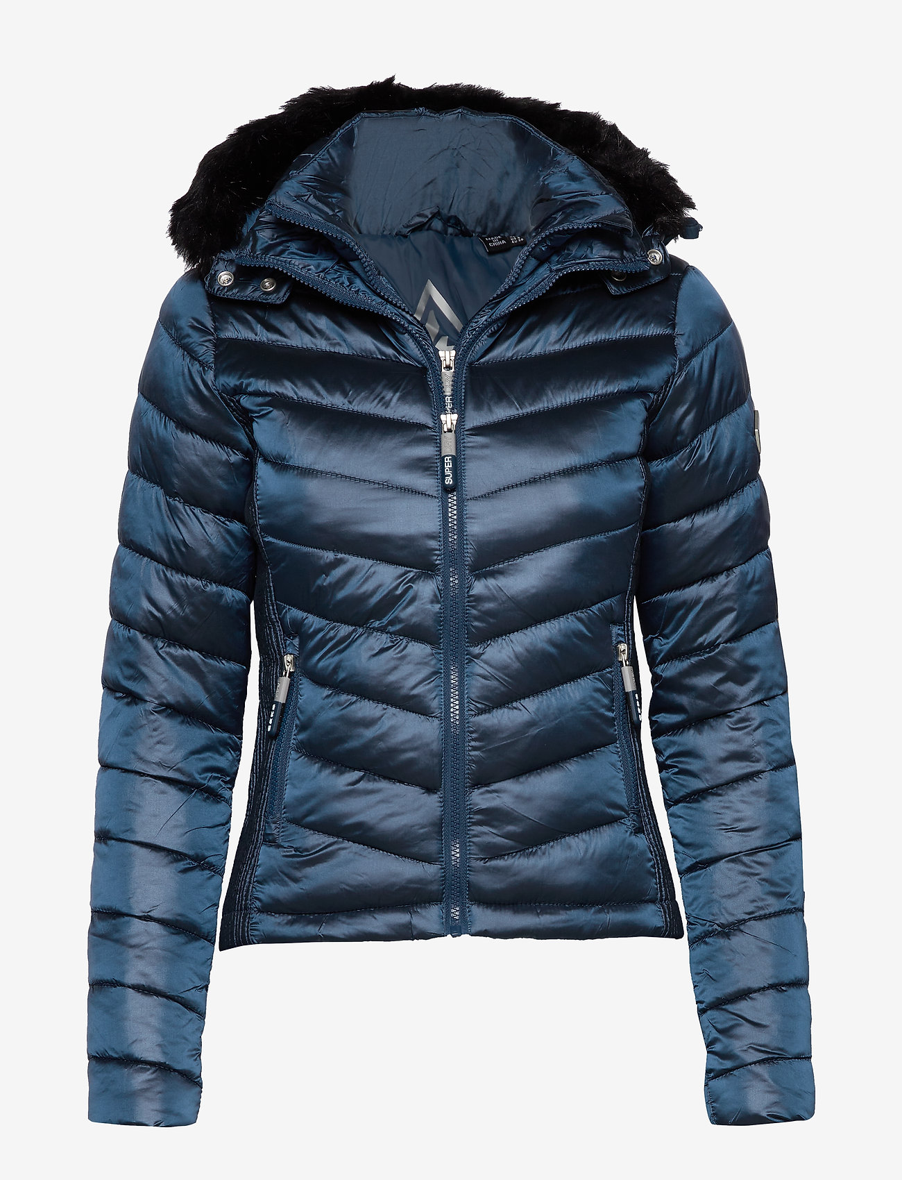 superdry hooded luxe chevron fuji