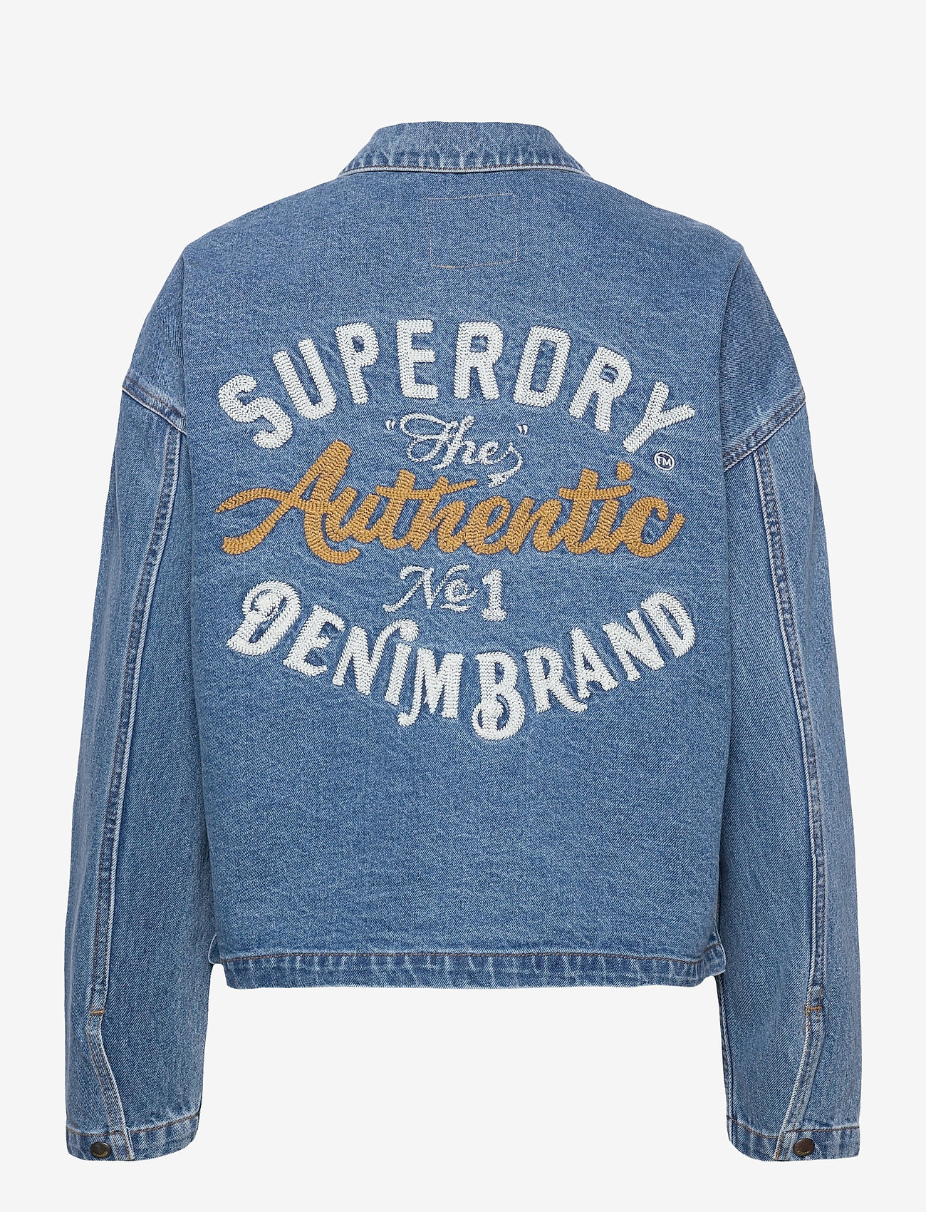 superdry pink denim jacket