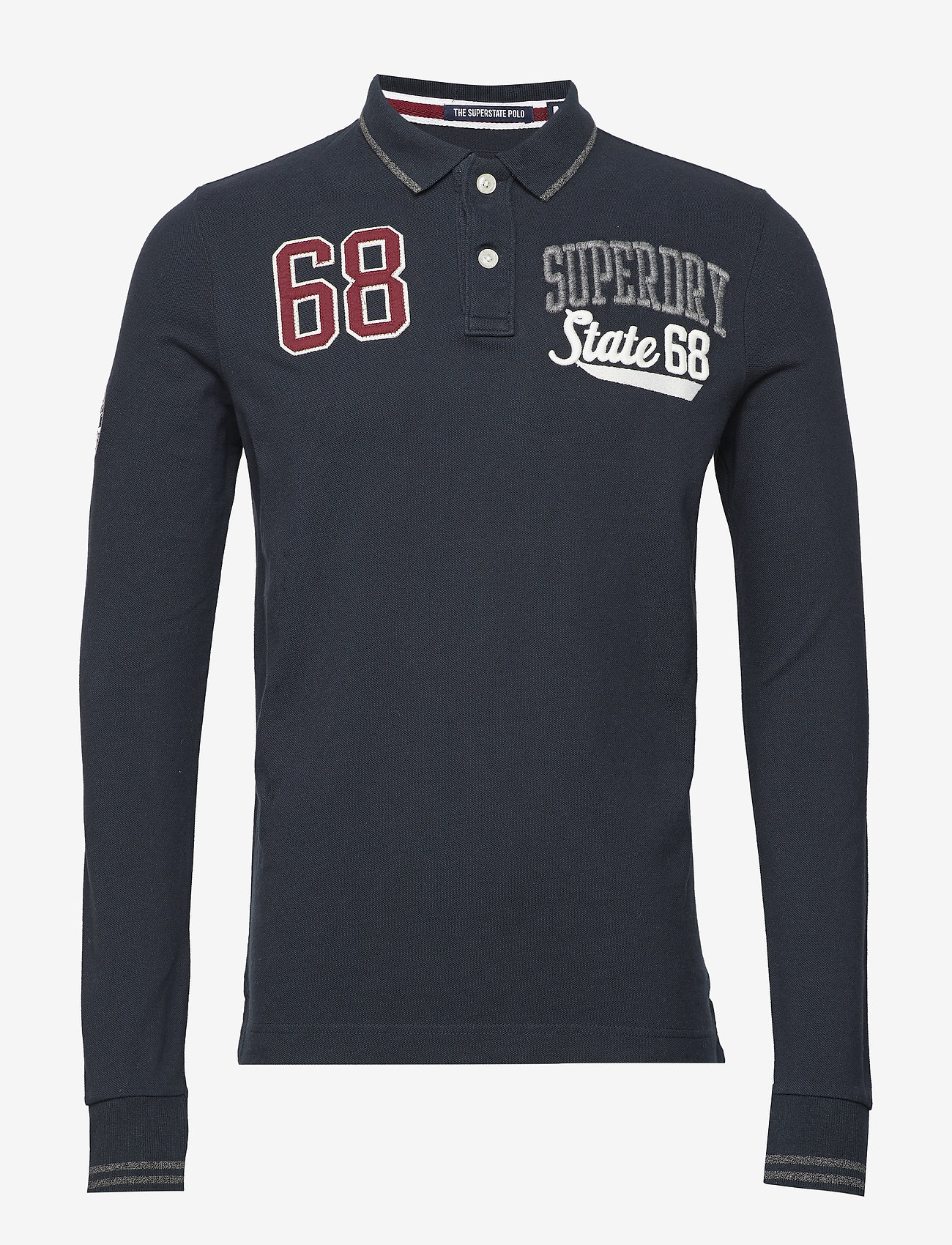 superdry long sleeve polo