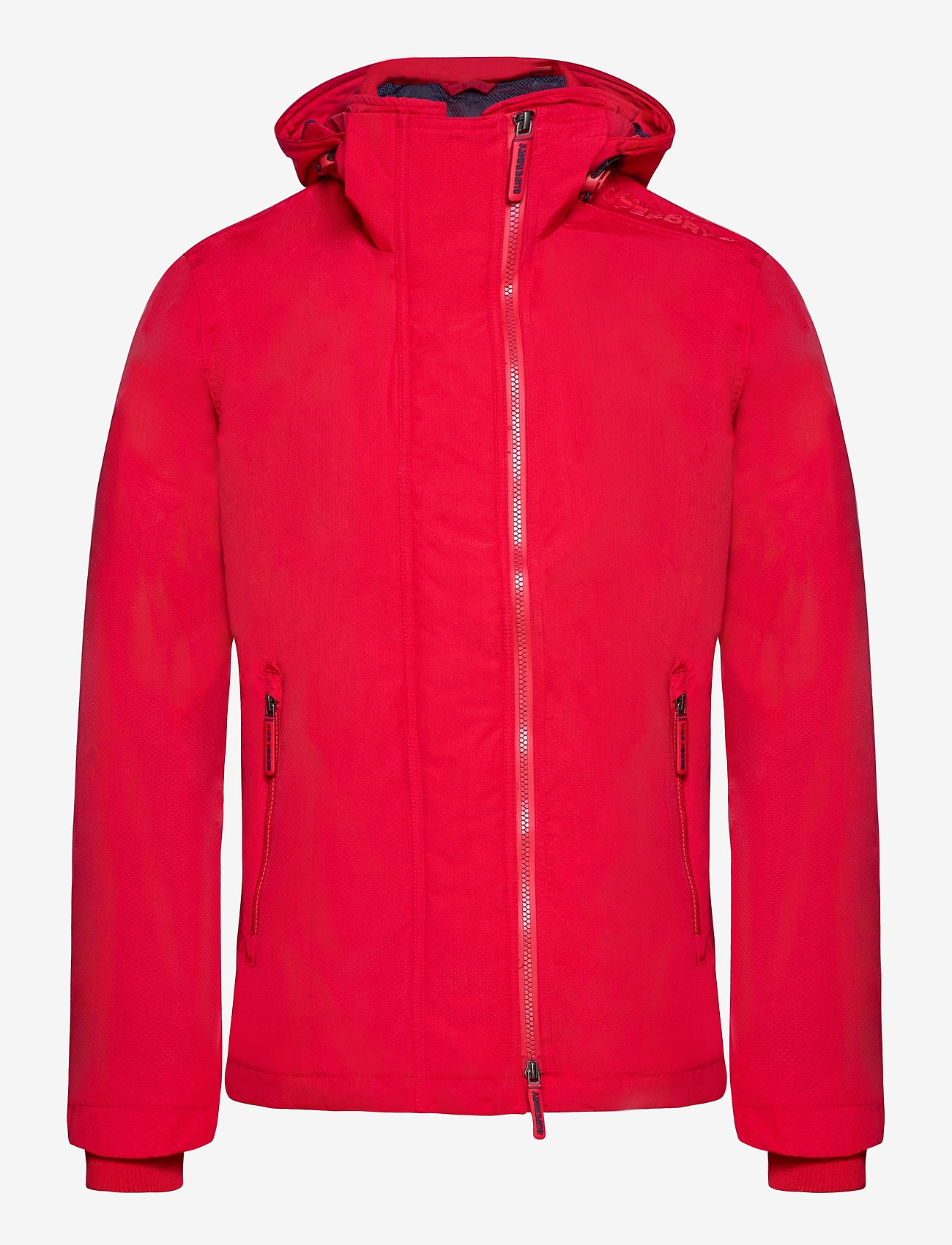 tech hood pop zip windcheater