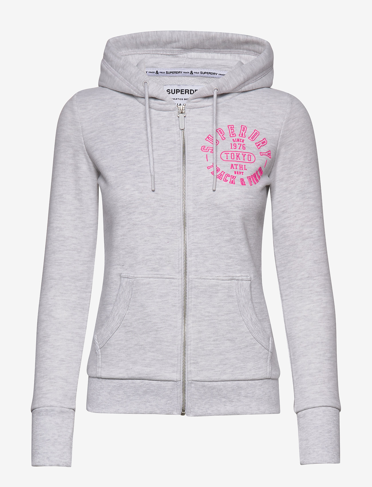 superdry track & field ziphood