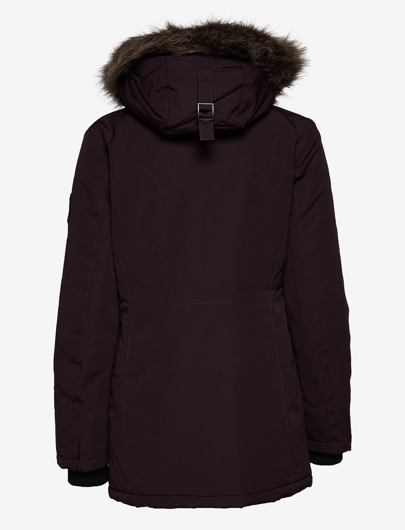 plum parka coat