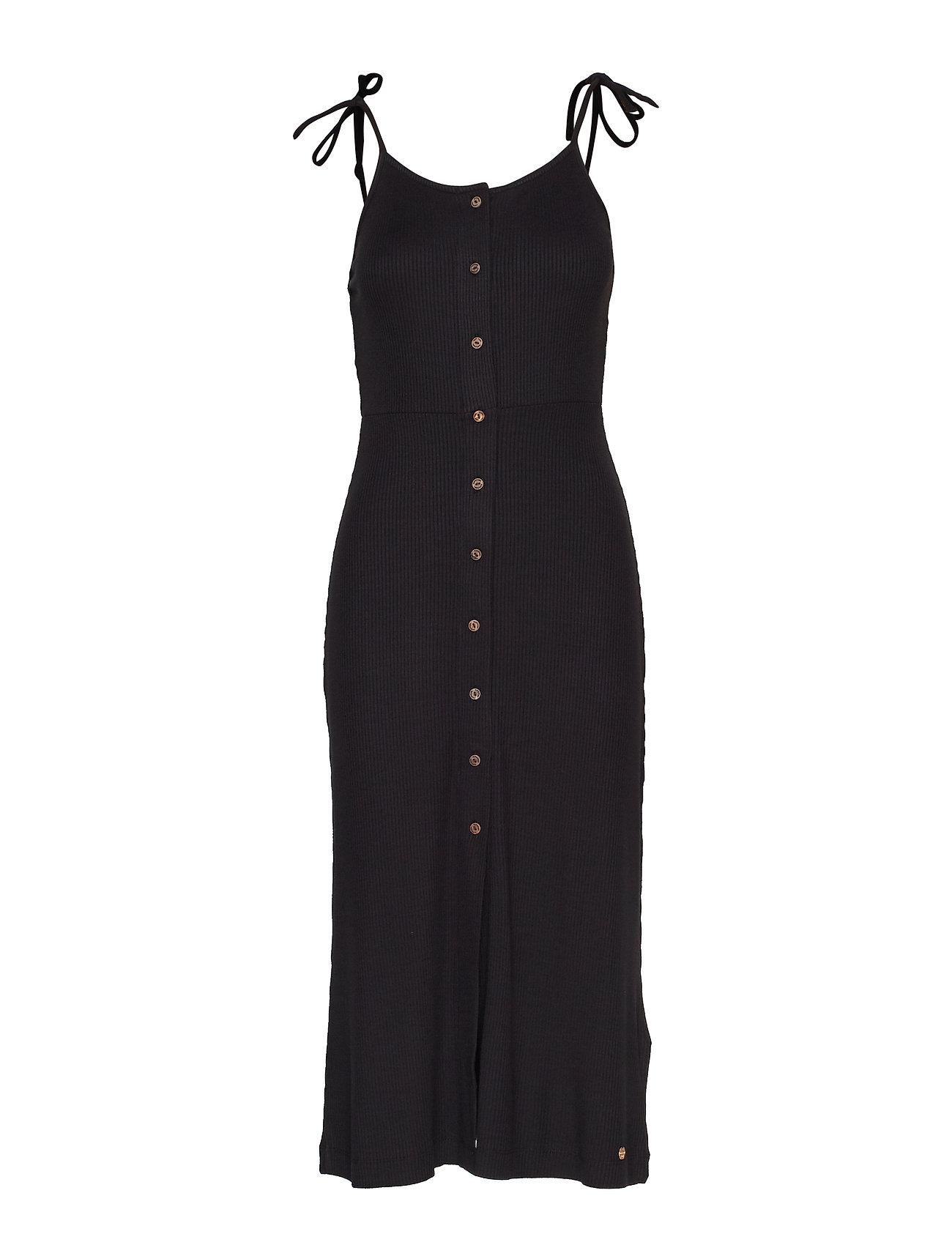 Down DressblackSuperdry Charlotte Midi Button EDeW2IbH9Y