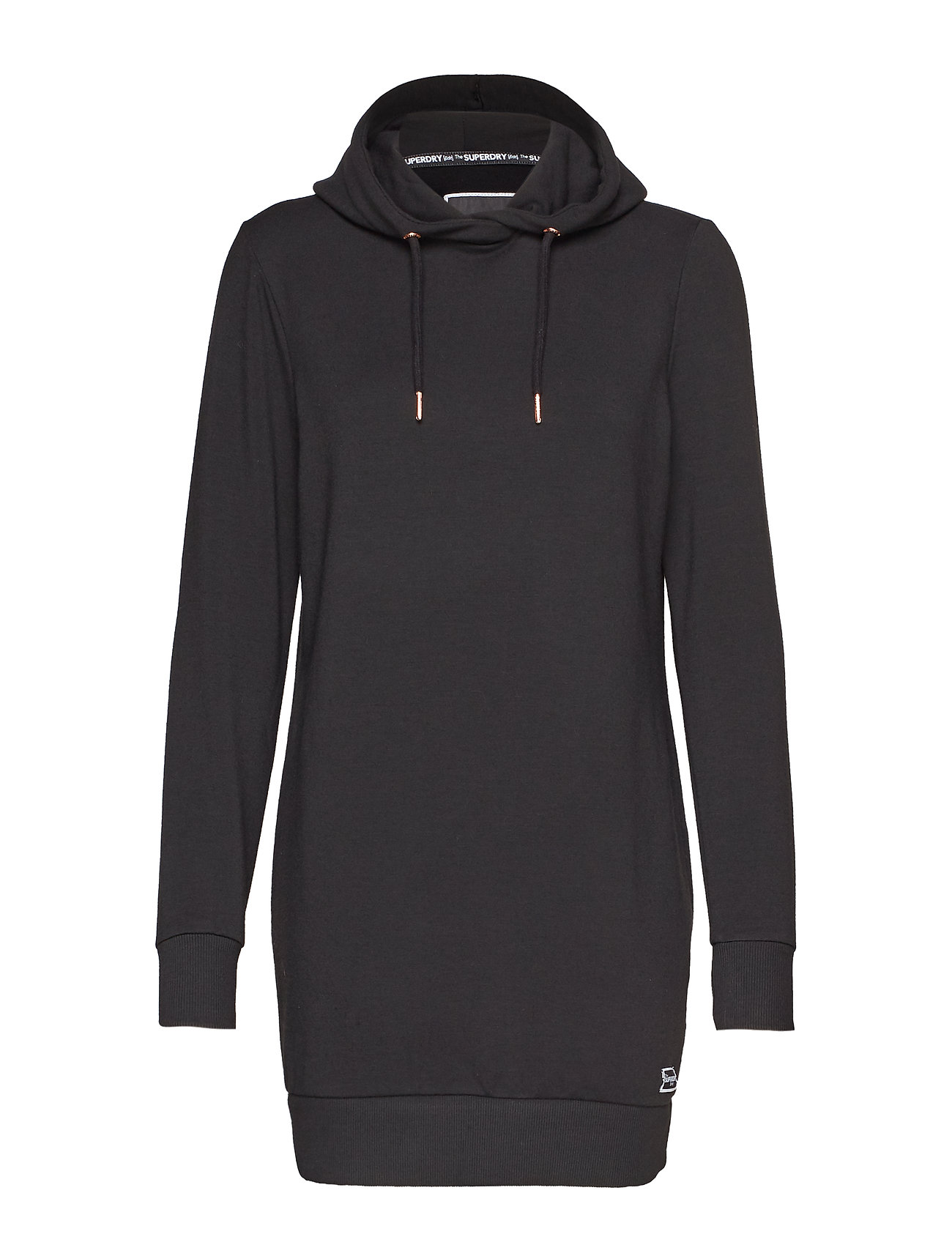 Supersoft Sweat Dress Korte Jurk Zwart Superdry superdry kopen in de aanbieding