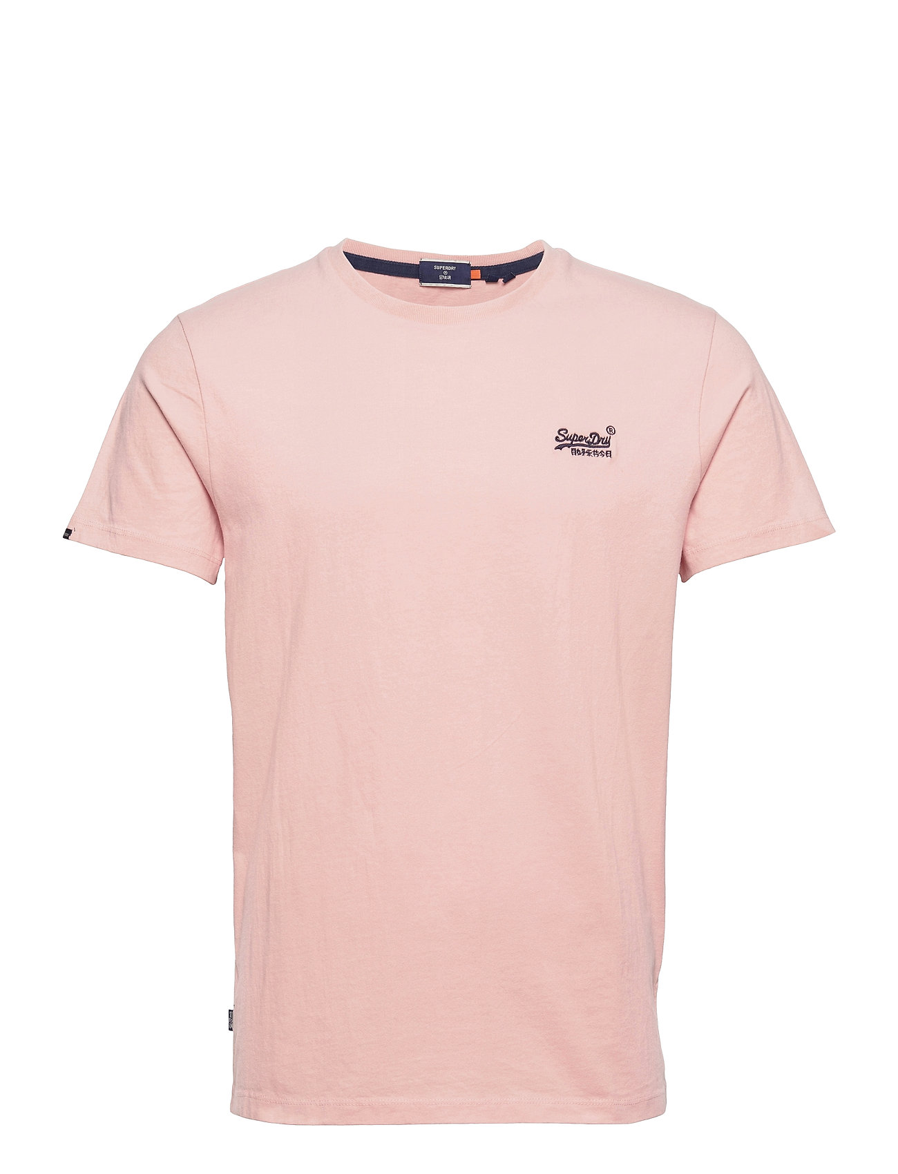 Ol Vintage Emb Tee T-shirts Short-sleeved Vaaleanpunainen Superdry