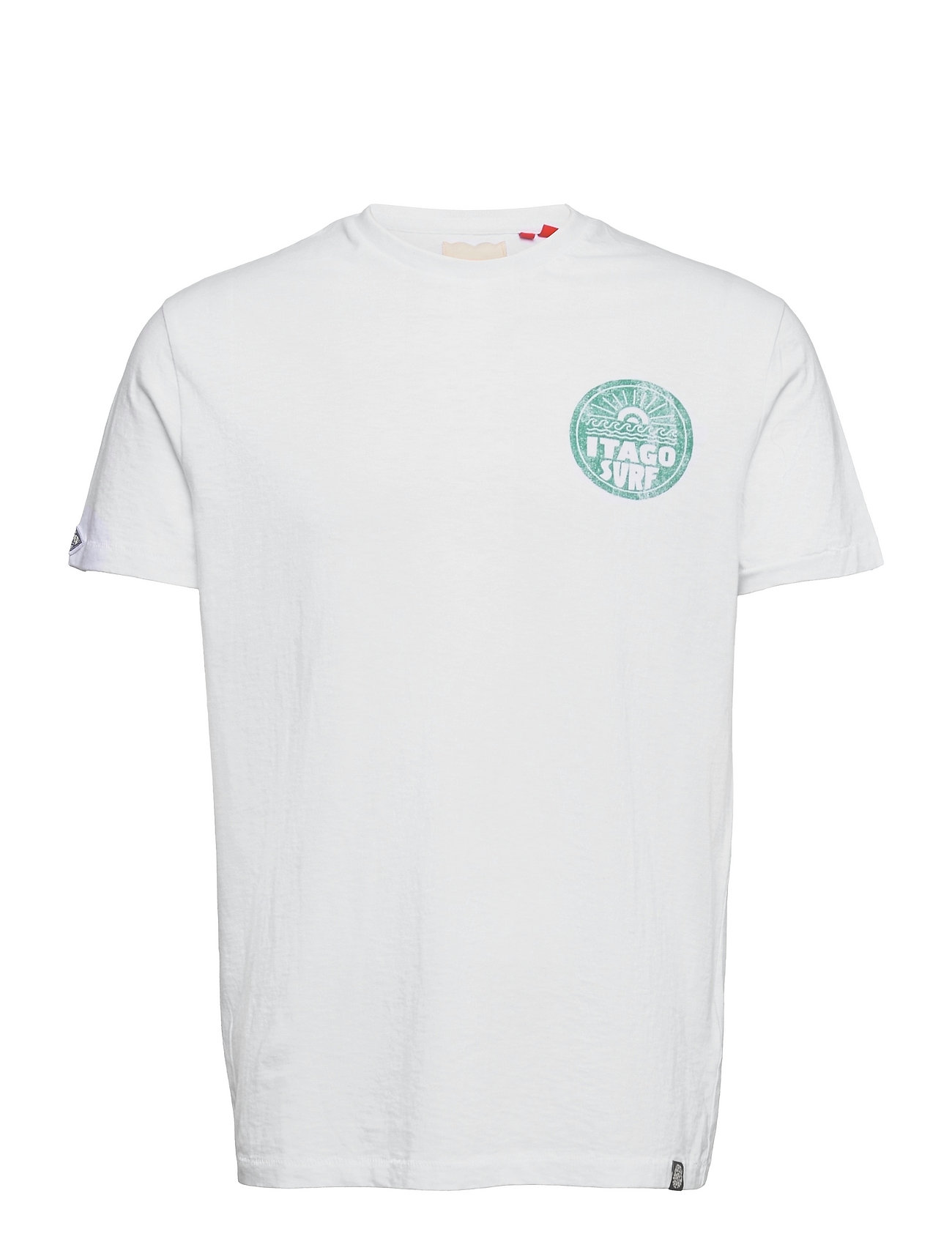 La Beach Surf Tee T-shirts Short-sleeved Valkoinen Superdry