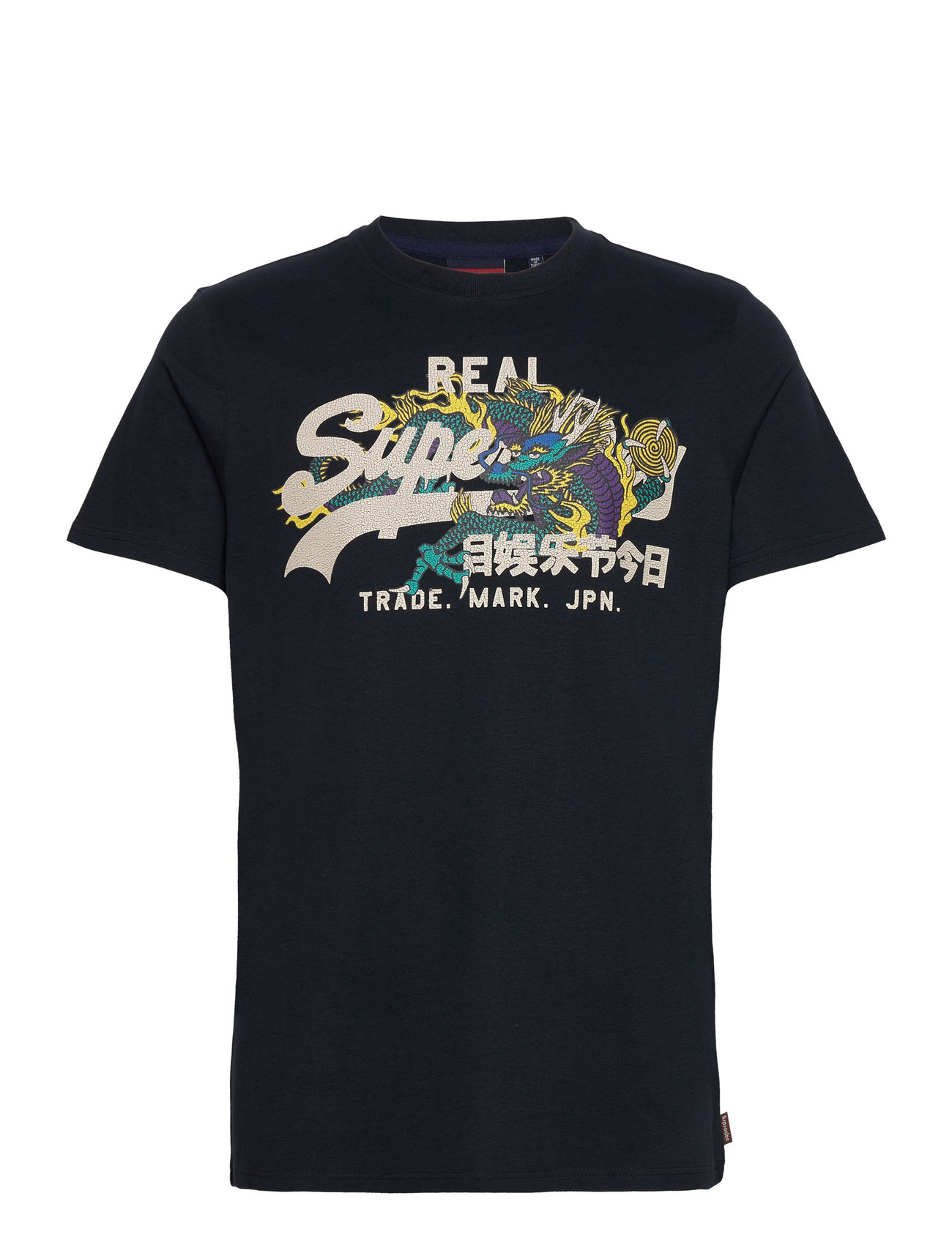 Vintage Vl Narrative Tee Navy Superdry