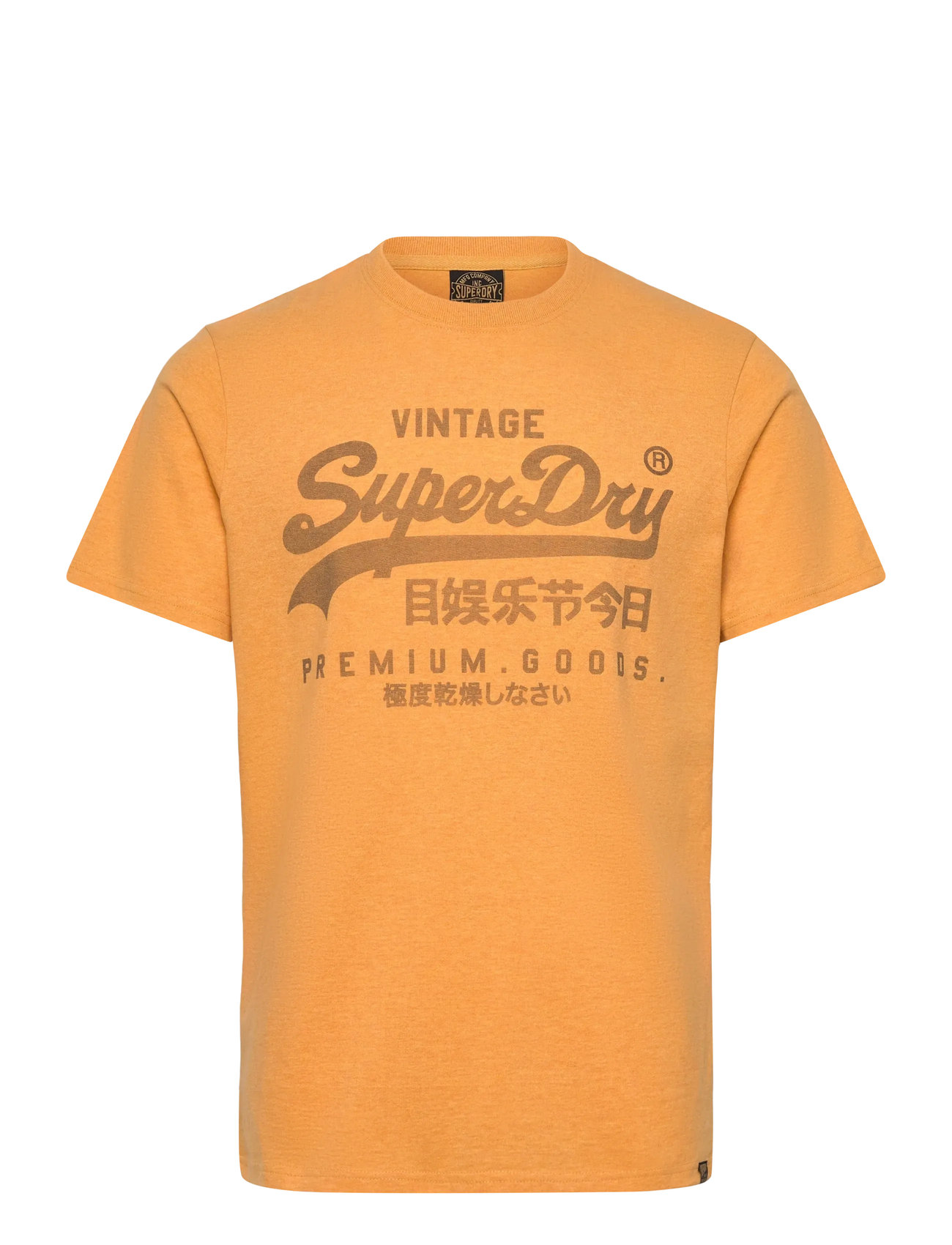 SUPERDRY Klassisch Vl Heritage T Shirt Orange - S - Herren