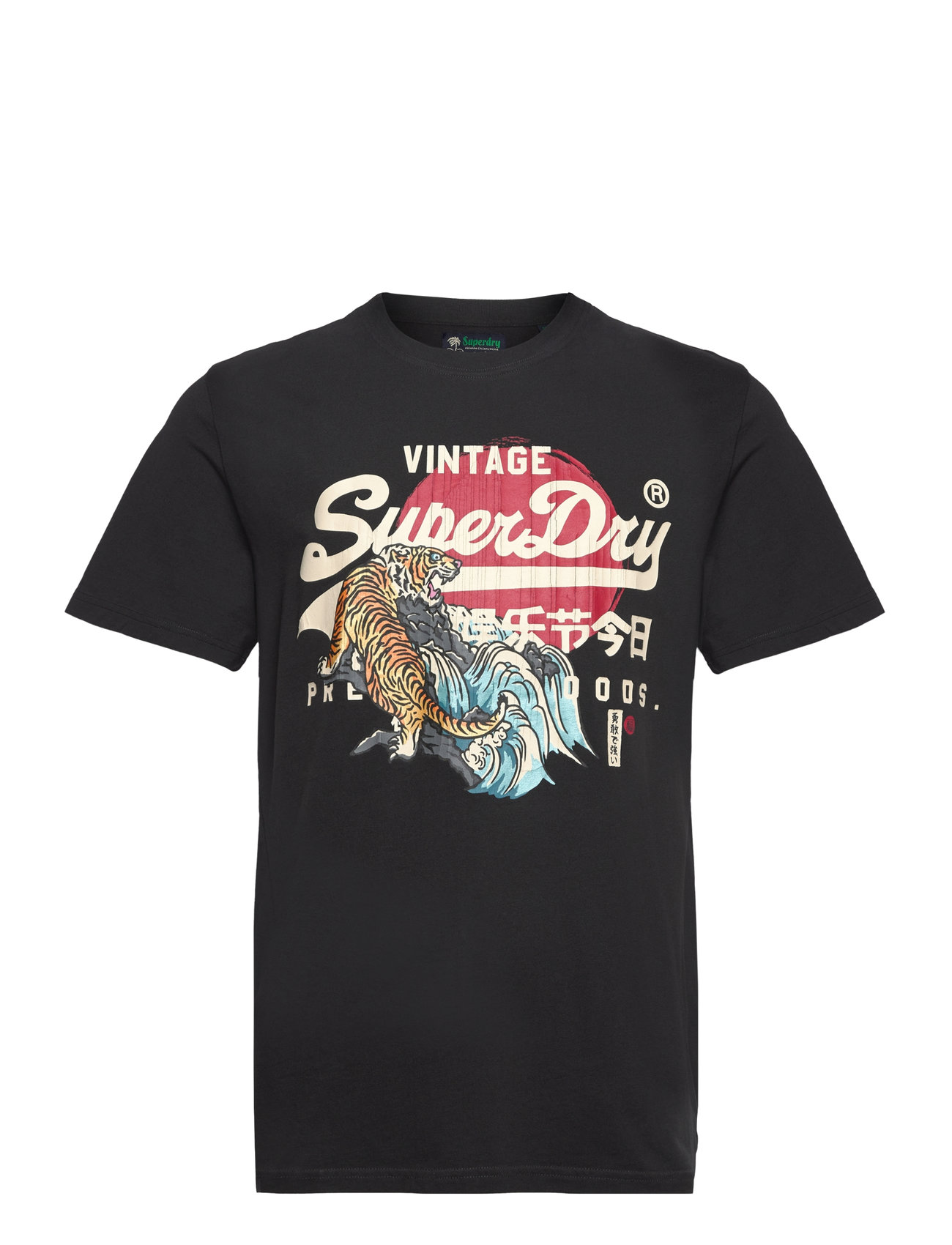 Superdry Tokyo Vl Graphic T Shirt Svart